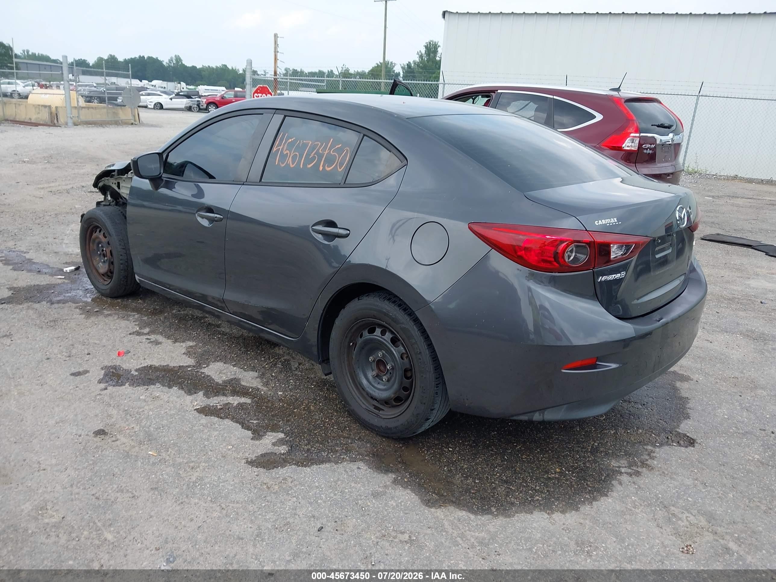 2015 Mazda Mazda3 I Sport Gray vin: 3MZBM1U71FM124629