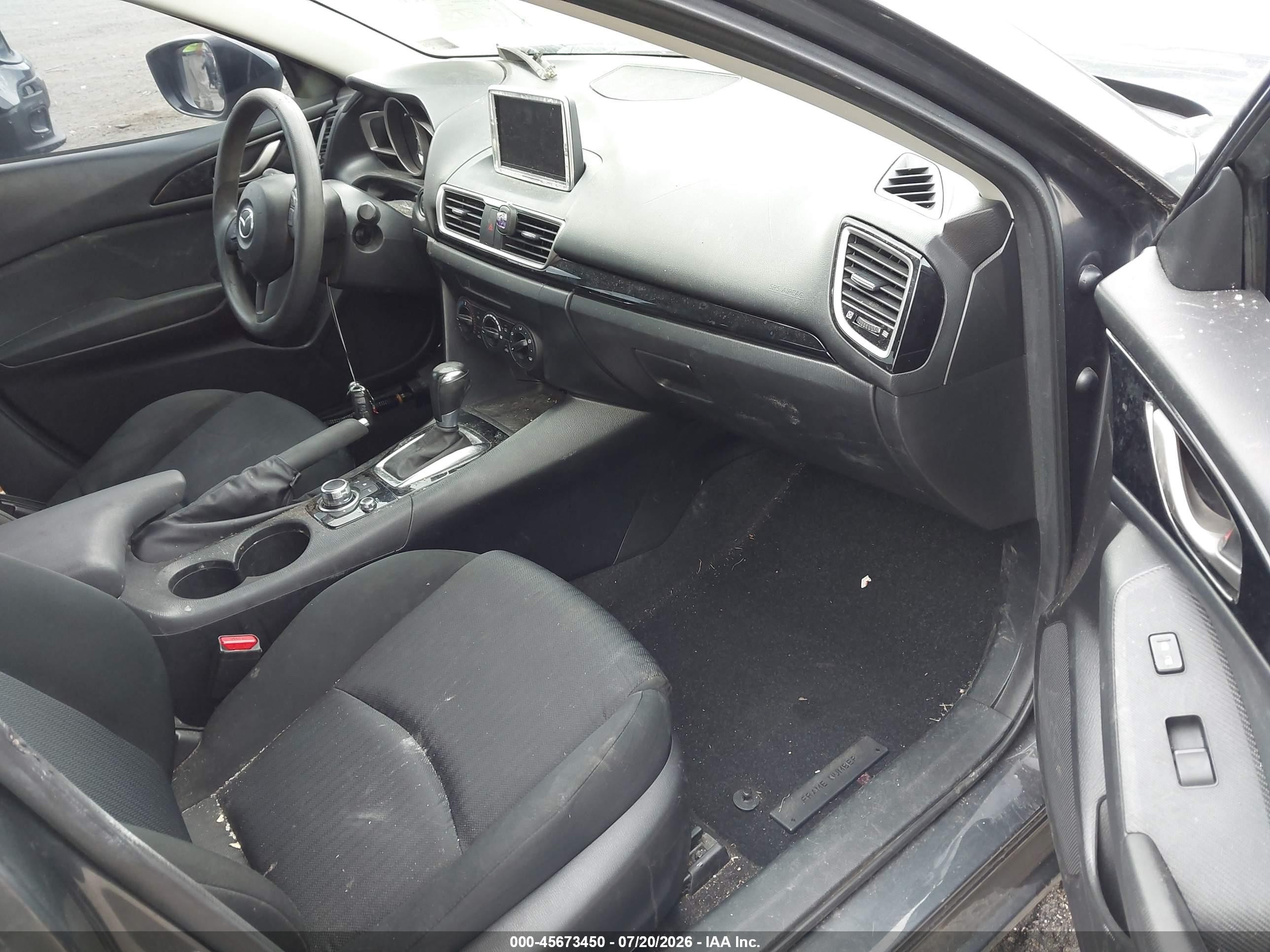 2015 Mazda Mazda3 I Sport Gray vin: 3MZBM1U71FM124629