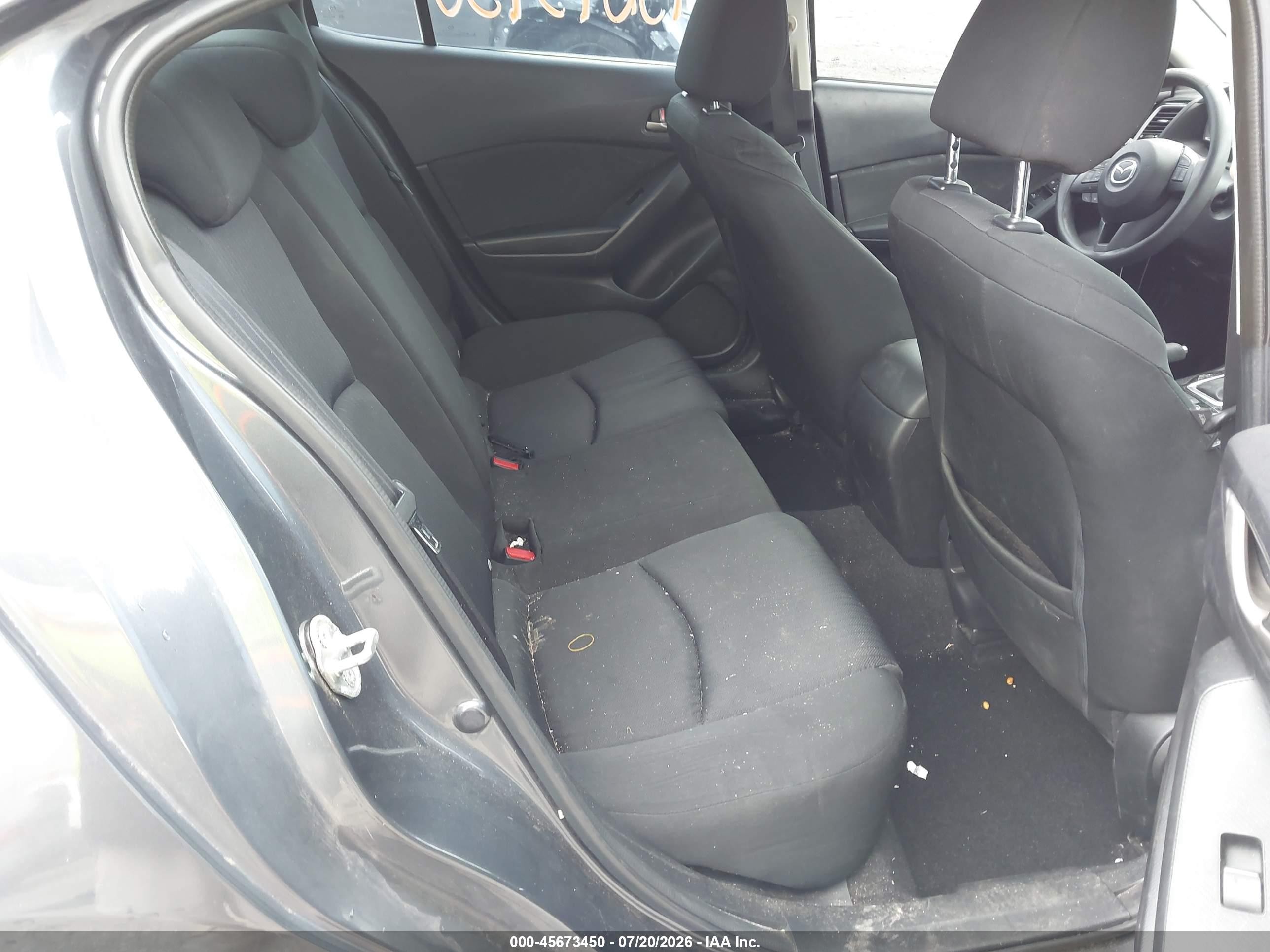 2015 Mazda Mazda3 I Sport Gray vin: 3MZBM1U71FM124629
