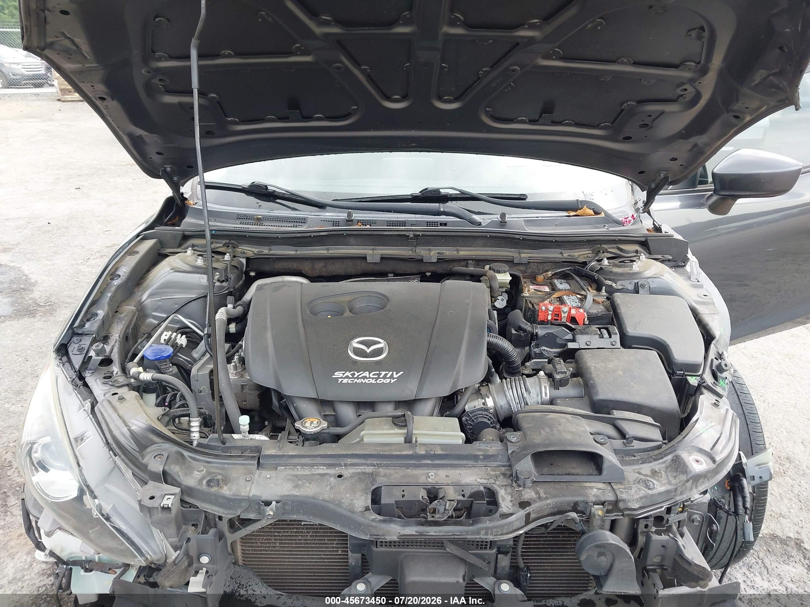 2015 Mazda Mazda3 I Sport Gray vin: 3MZBM1U71FM124629