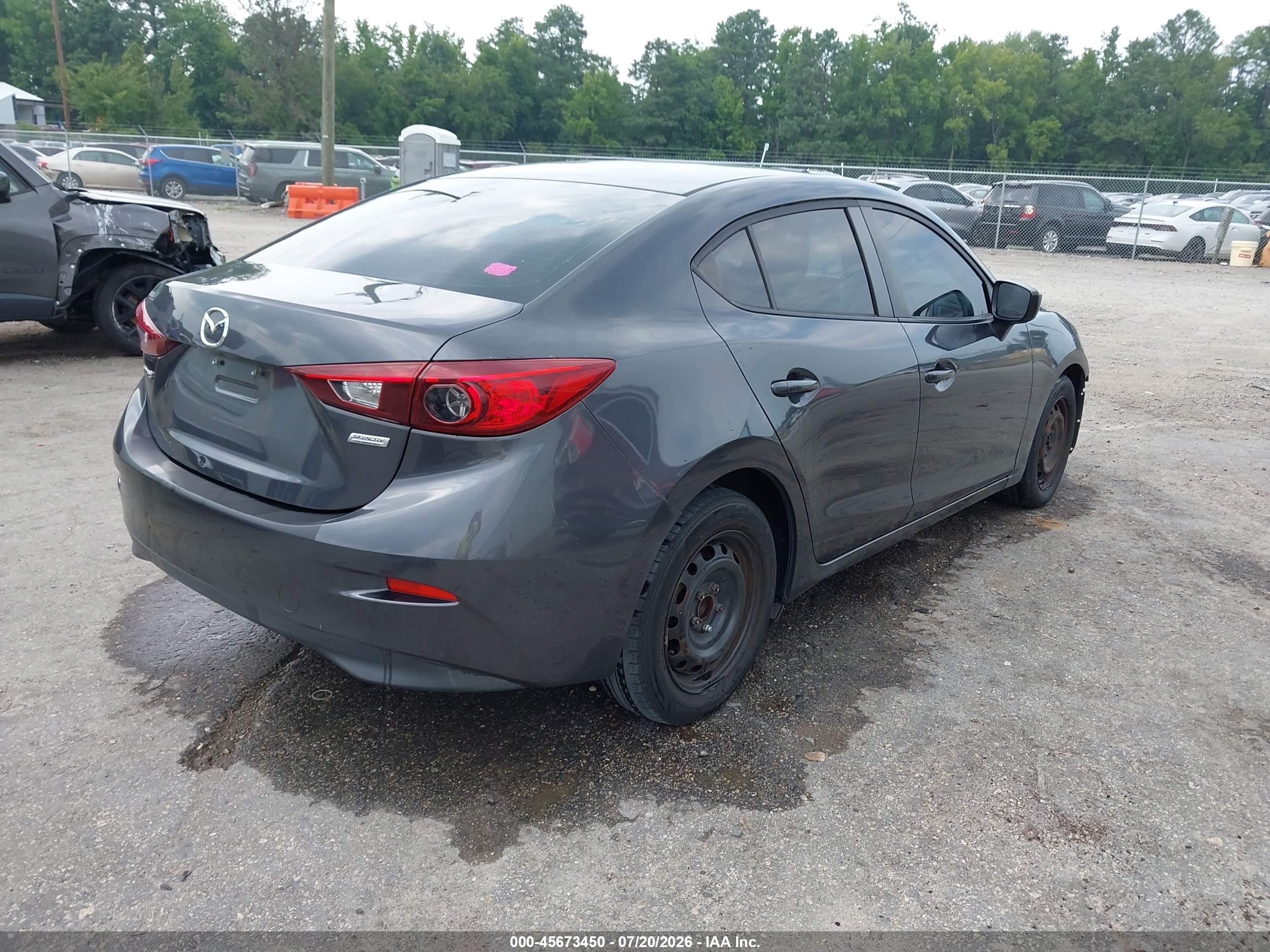 2015 Mazda Mazda3 I Sport Gray vin: 3MZBM1U71FM124629