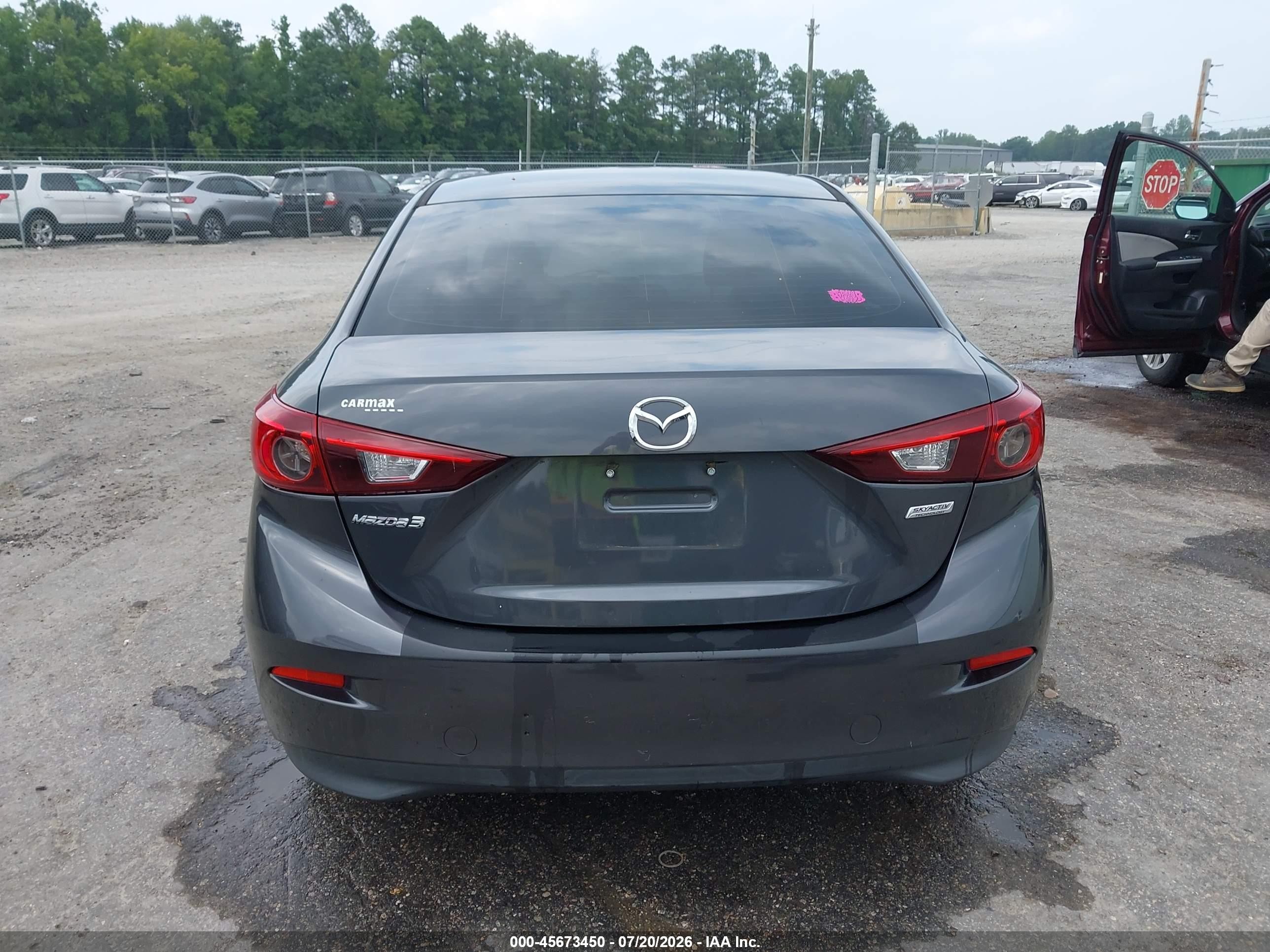 2015 Mazda Mazda3 I Sport Gray vin: 3MZBM1U71FM124629