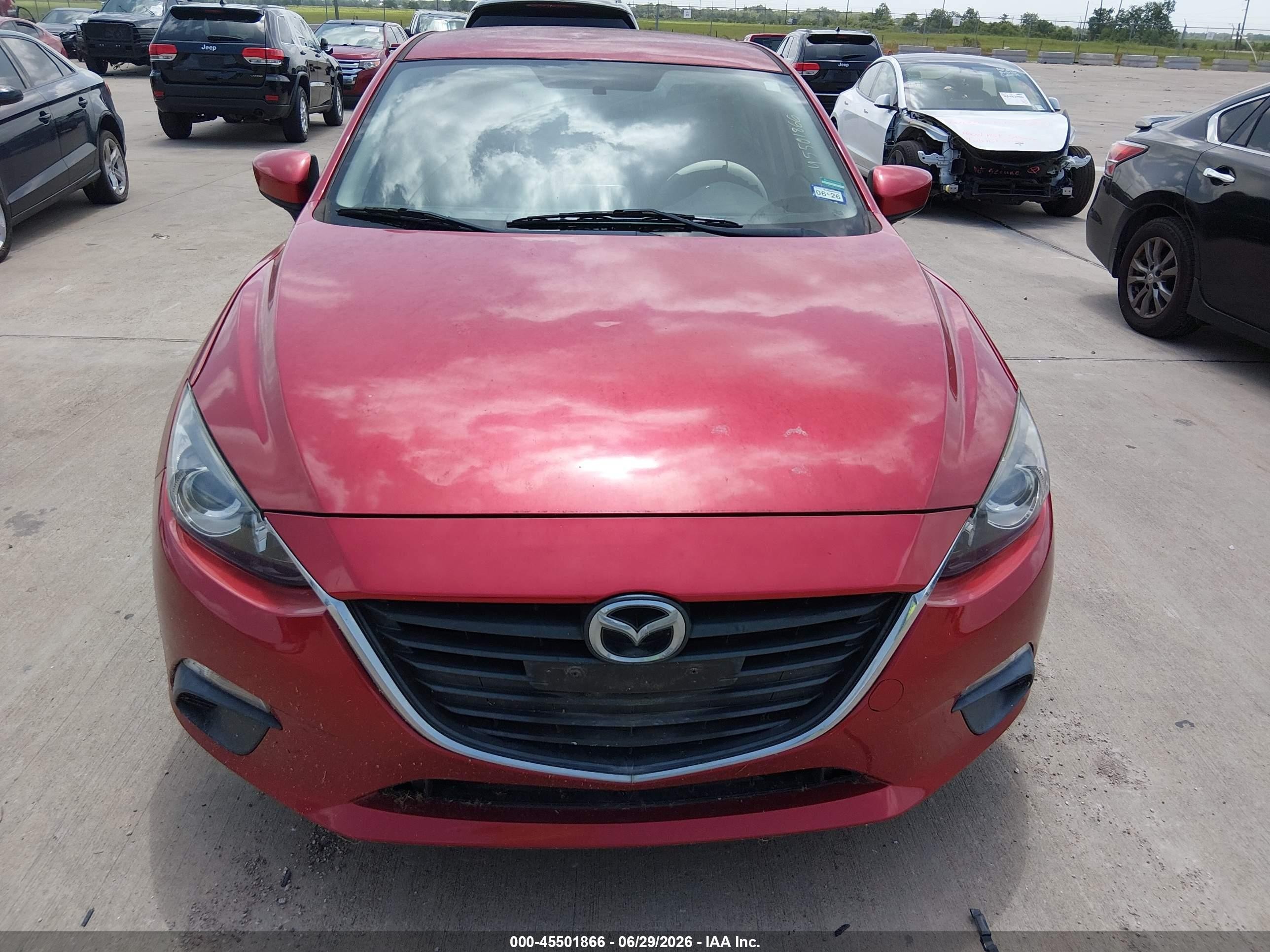 2015 Mazda Mazda3 I Sport Red vin: 3MZBM1U71FM129149