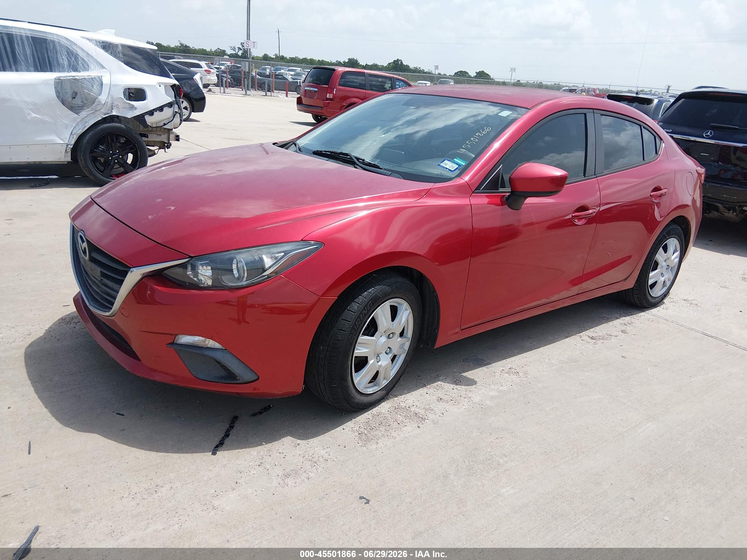 2015 Mazda Mazda3 I Sport Red vin: 3MZBM1U71FM129149