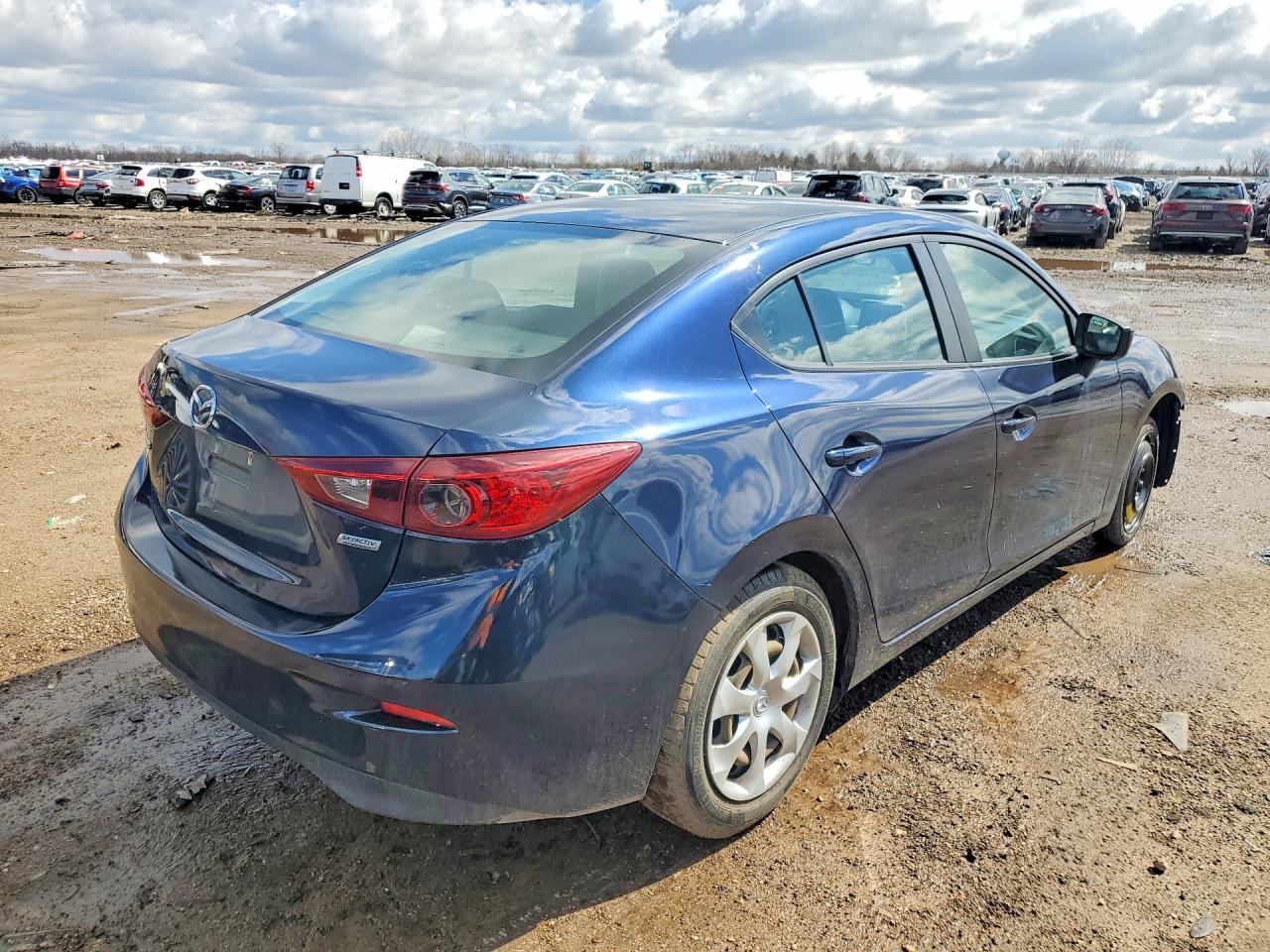 2015 Mazda 3 Sport Blue vin: 3MZBM1U71FM176388