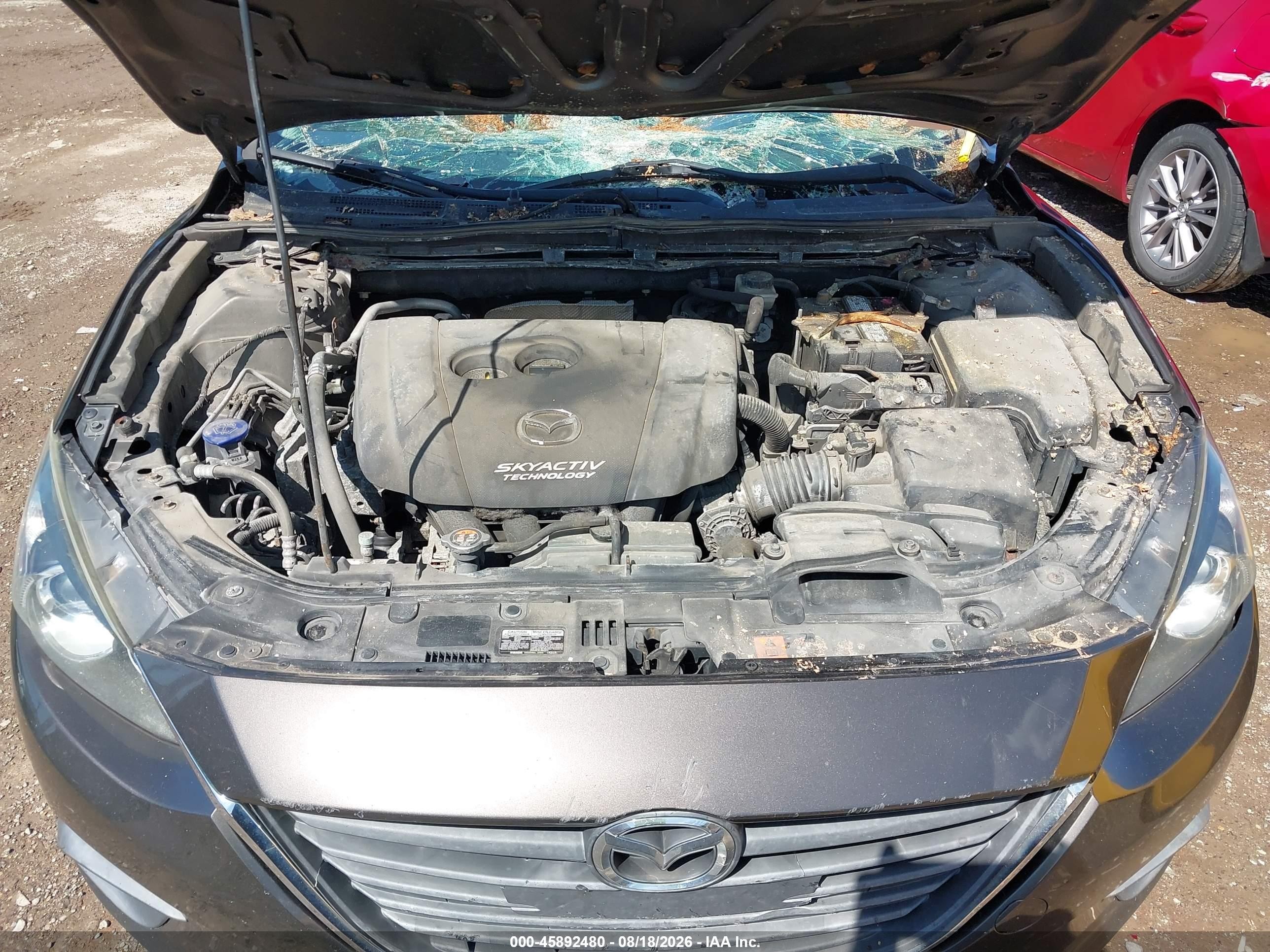 2015 Mazda Mazda3 I Sport Gray vin: 3MZBM1U71FM176830