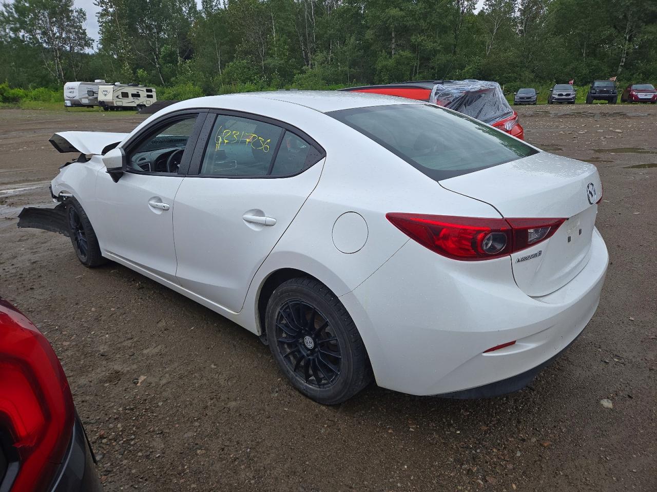 2015 Mazda 3 Sport Белый vin: 3MZBM1U71FM193627