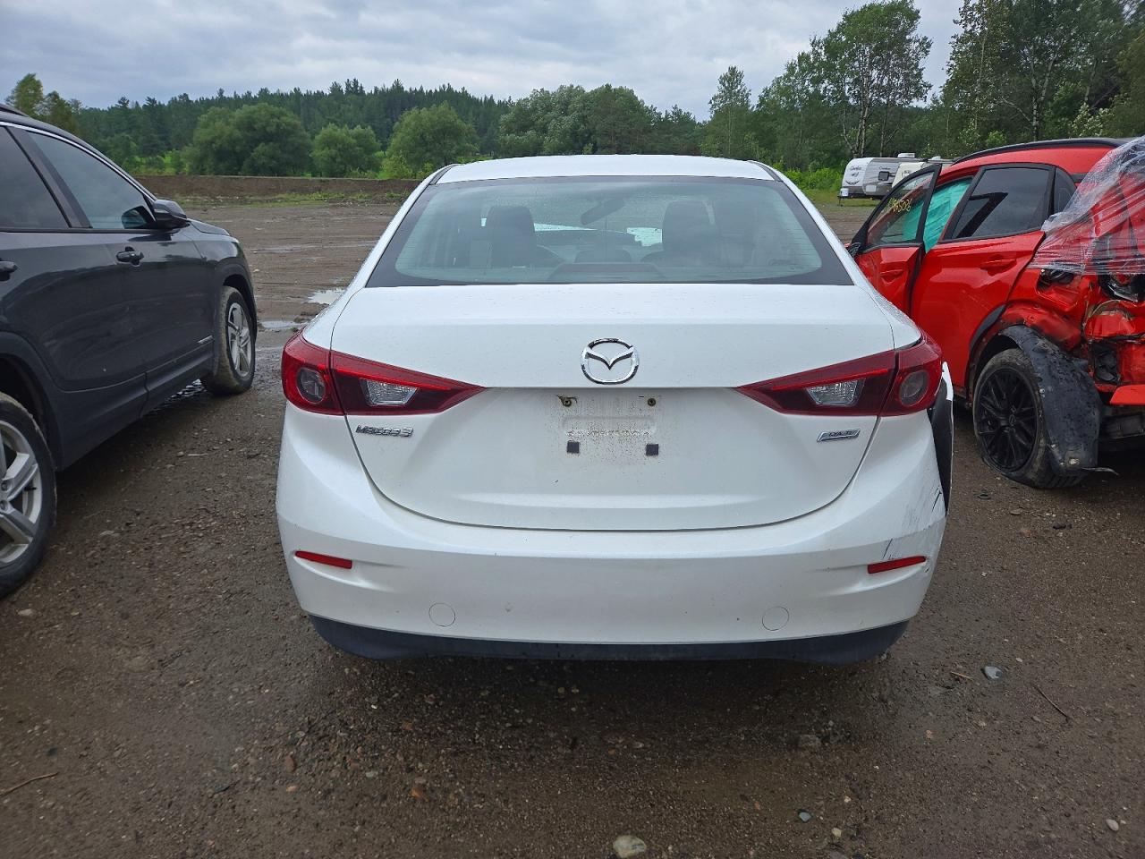 2015 Mazda 3 Sport Белый vin: 3MZBM1U71FM193627