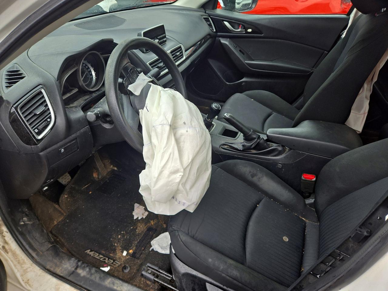 2015 Mazda 3 Sport Белый vin: 3MZBM1U71FM193627