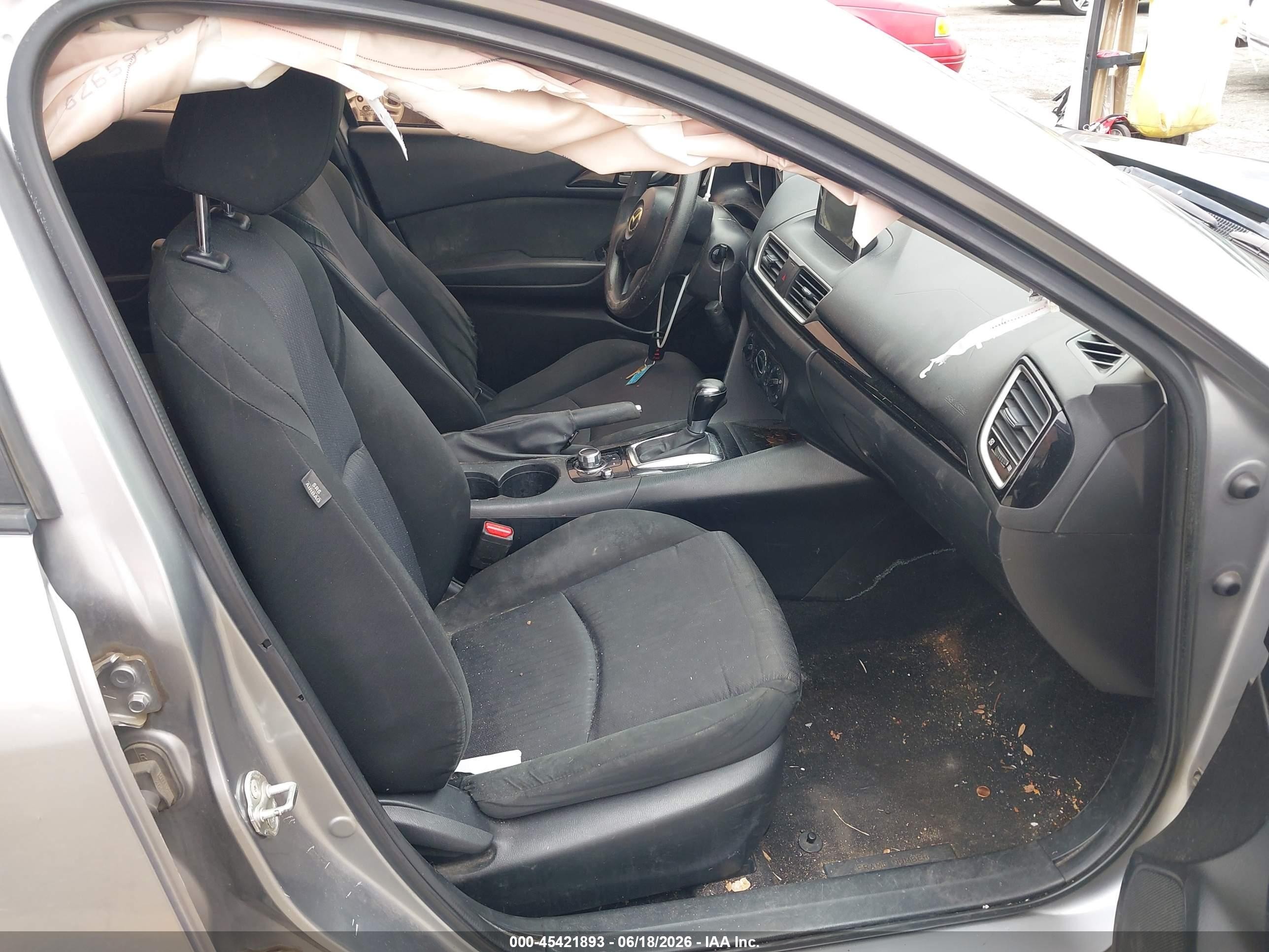 2015 Mazda Mazda3 I Sport Gray vin: 3MZBM1U71FM195961