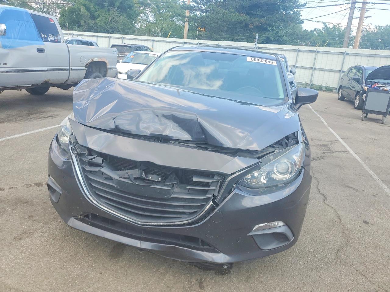 2014 Mazda 3 Sport Gray vin: 3MZBM1U72EM107658