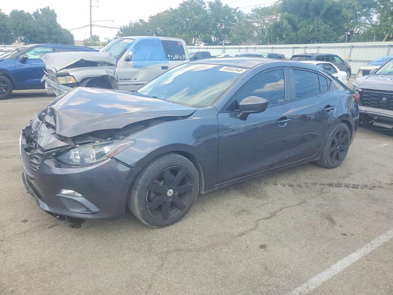 2014 Mazda 3 Sport Gray vin: 3MZBM1U72EM107658