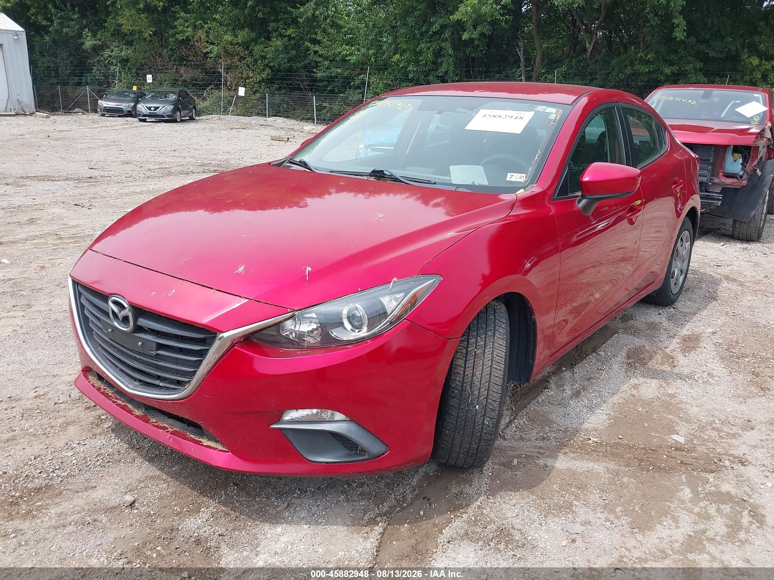2014 Mazda Mazda3 I Sport Red vin: 3MZBM1U72EM119907