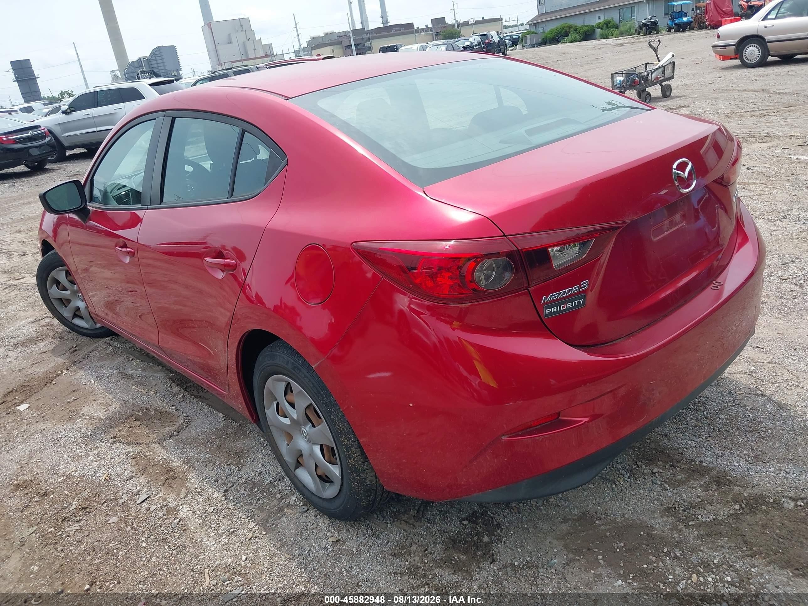 2014 Mazda Mazda3 I Sport Red vin: 3MZBM1U72EM119907