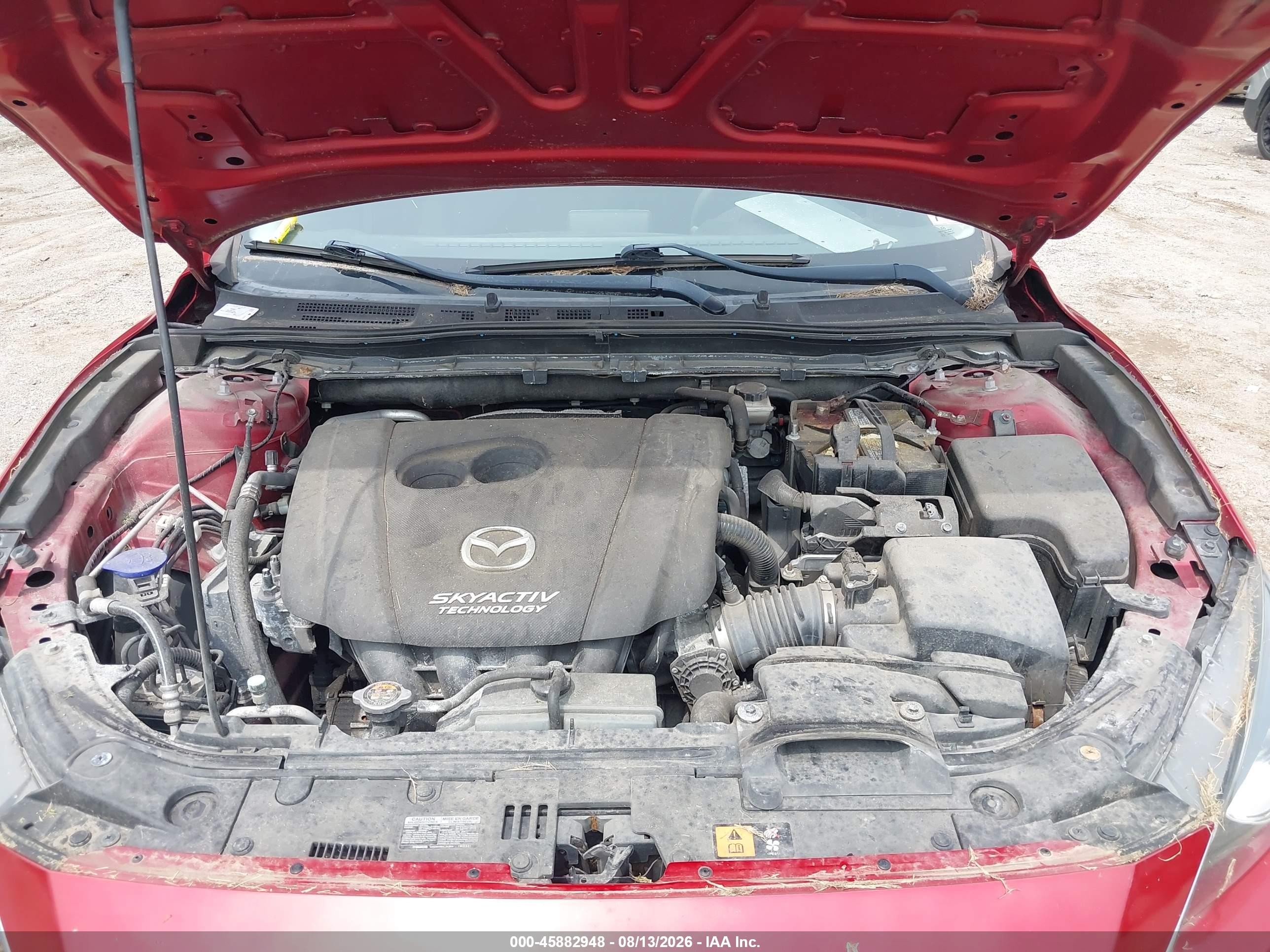 2014 Mazda Mazda3 I Sport Red vin: 3MZBM1U72EM119907