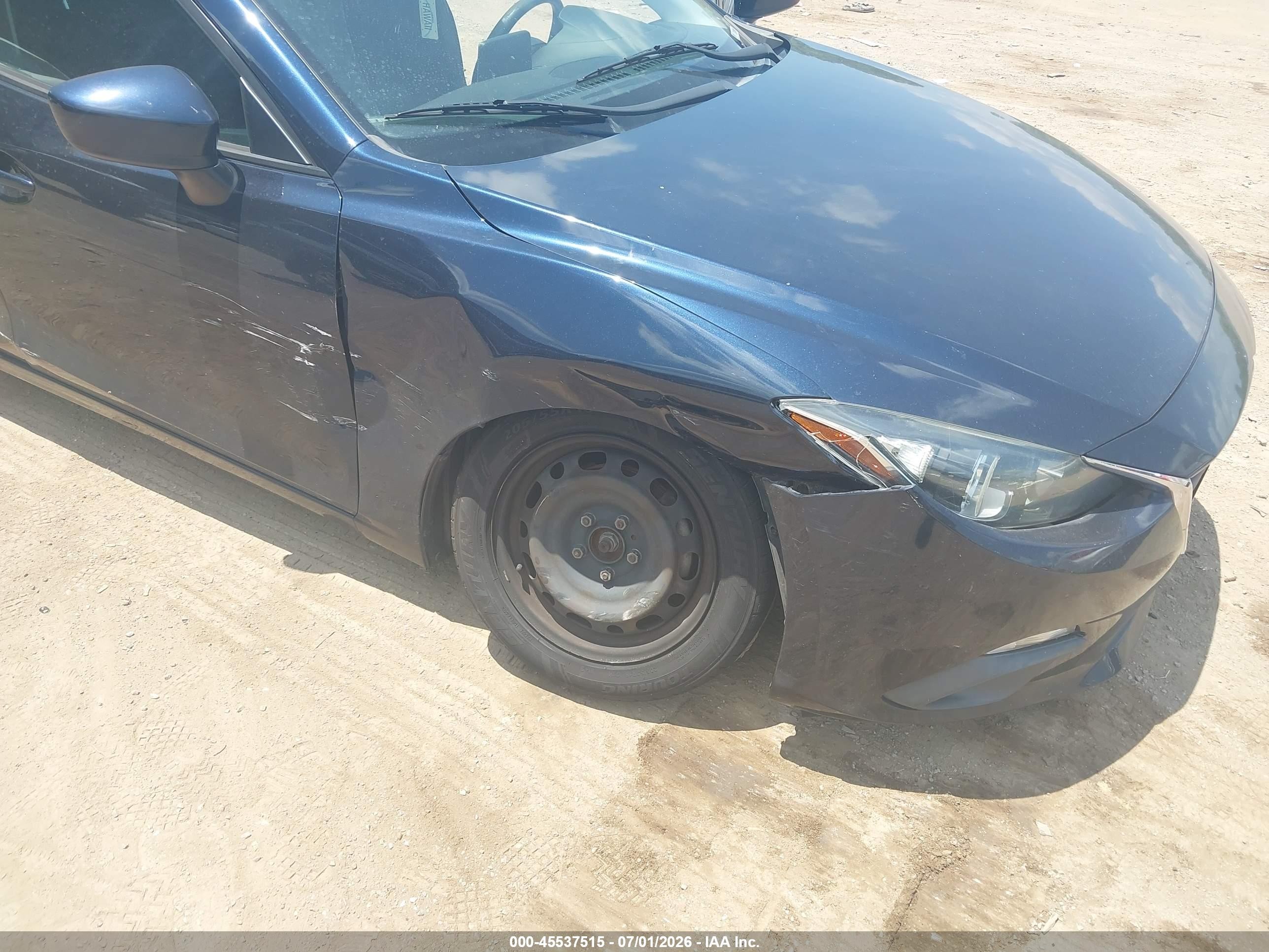 2015 Mazda Mazda3   Синий vin: 3MZBM1U72FM183320