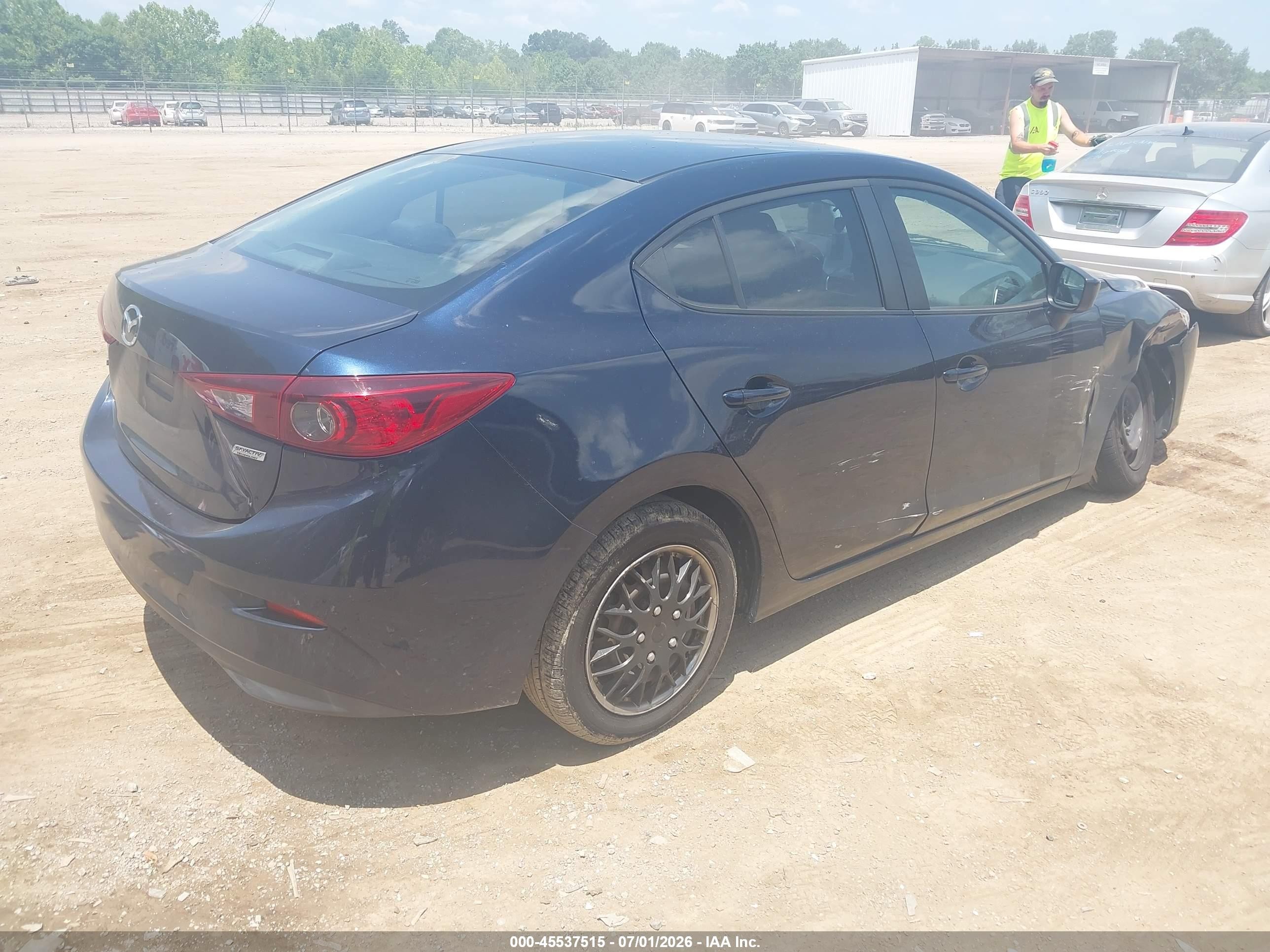 2015 Mazda Mazda3   Синий vin: 3MZBM1U72FM183320