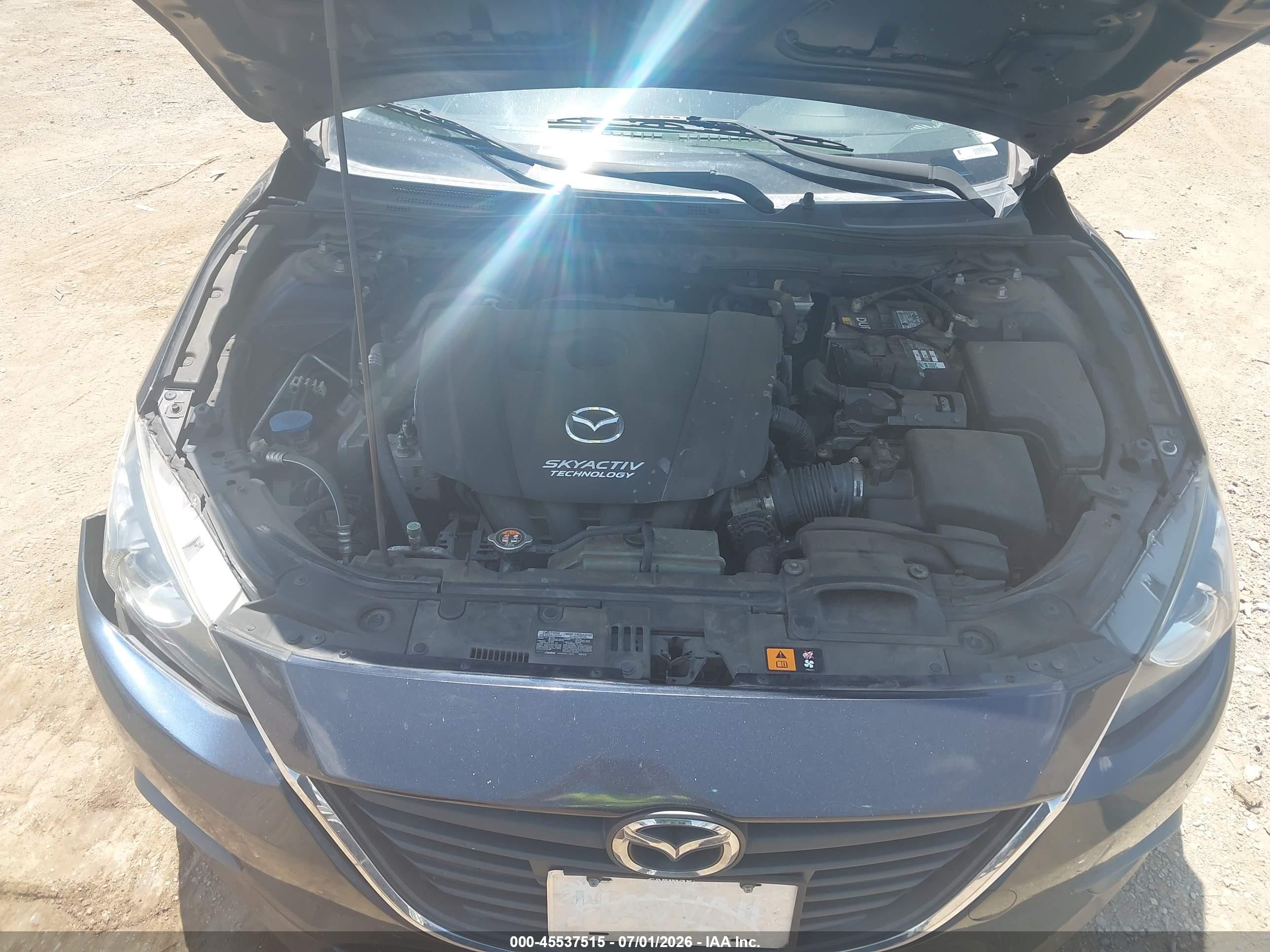 2015 Mazda Mazda3   Синий vin: 3MZBM1U72FM183320