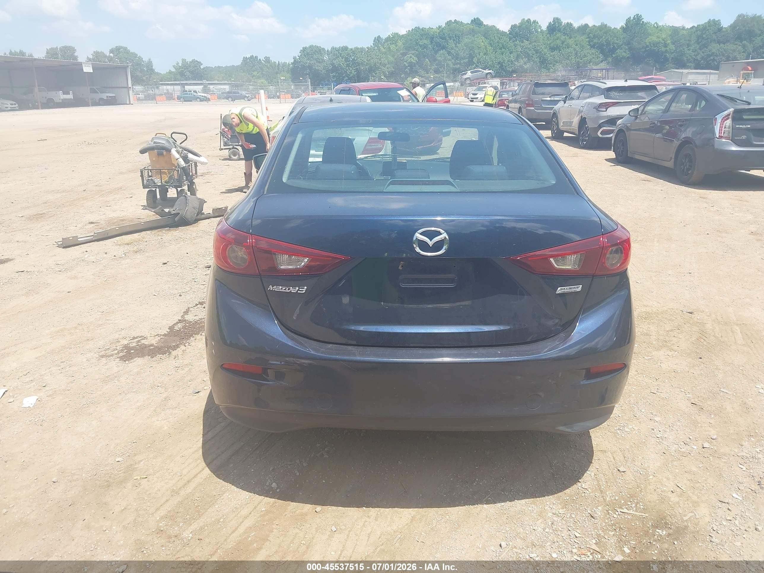 2015 Mazda Mazda3   Синий vin: 3MZBM1U72FM183320