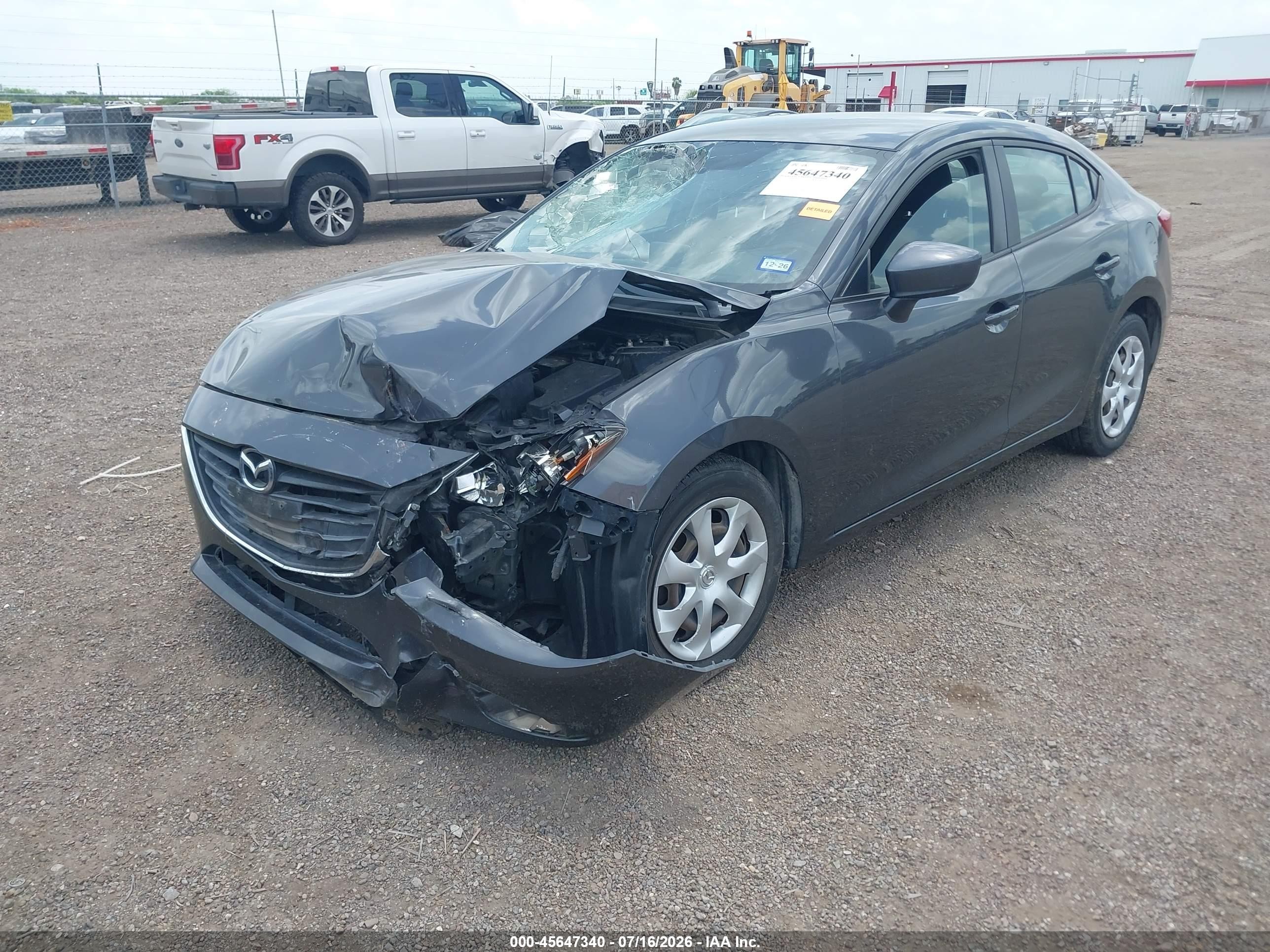 2015 Mazda Mazda3 I Sport Gray vin: 3MZBM1U72FM185407