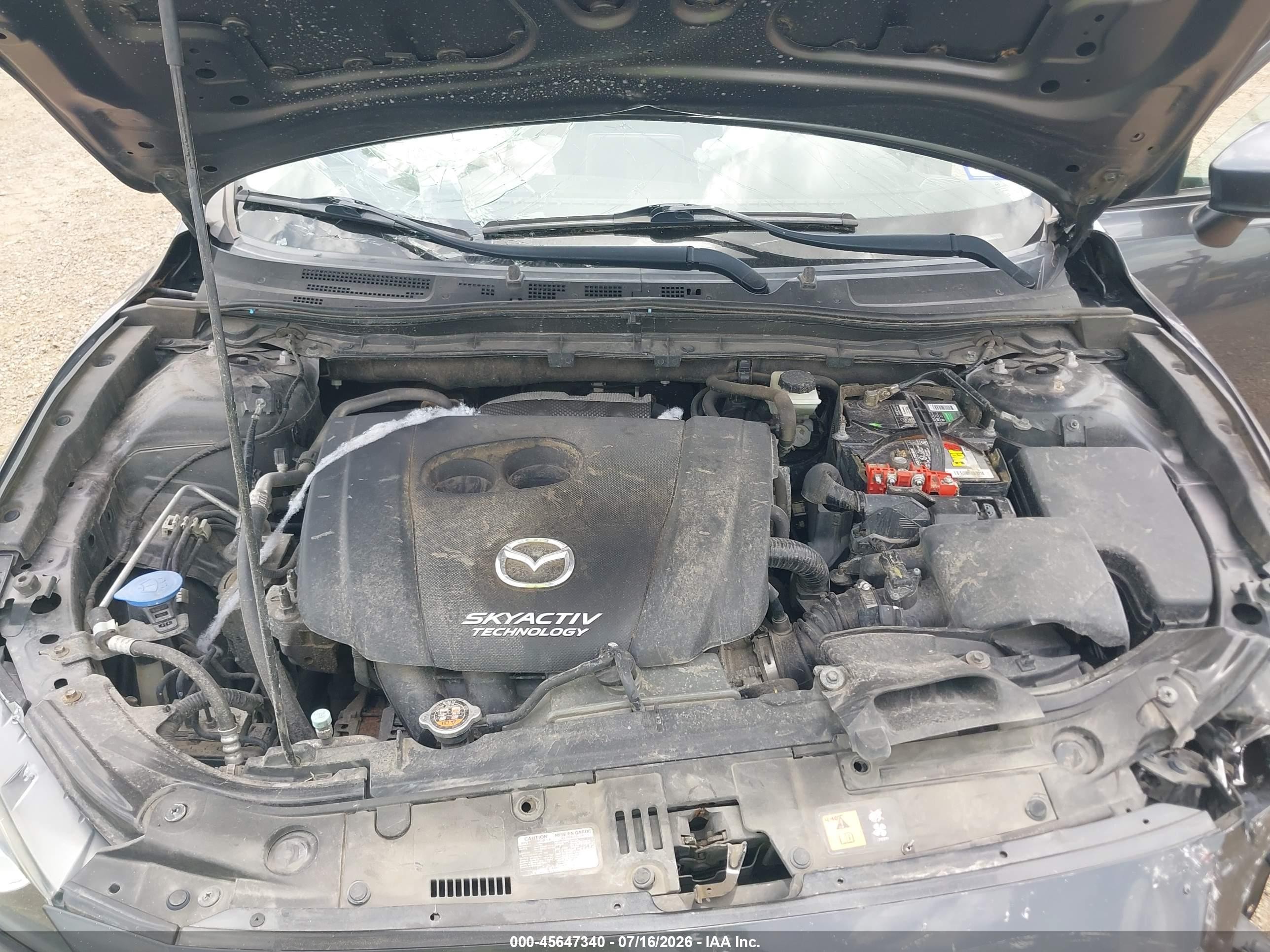 2015 Mazda Mazda3 I Sport Gray vin: 3MZBM1U72FM185407