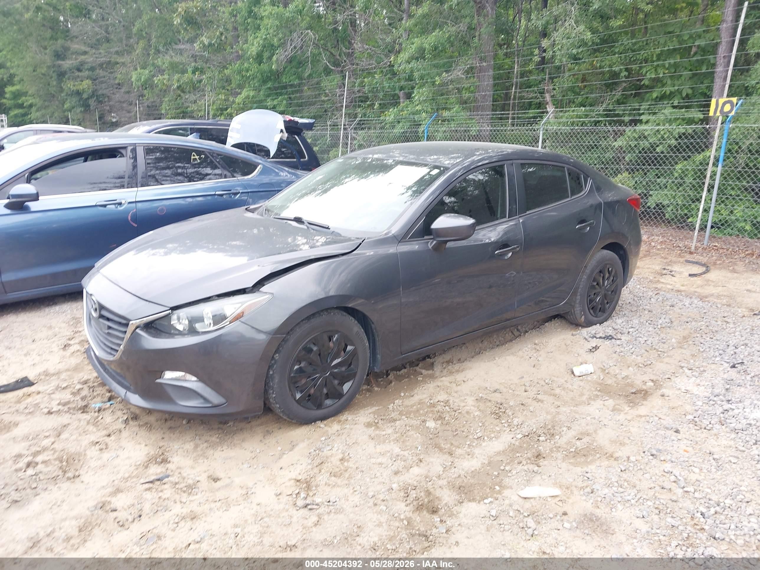 2015 Mazda Mazda3 I Sport Gray vin: 3MZBM1U72FM190400