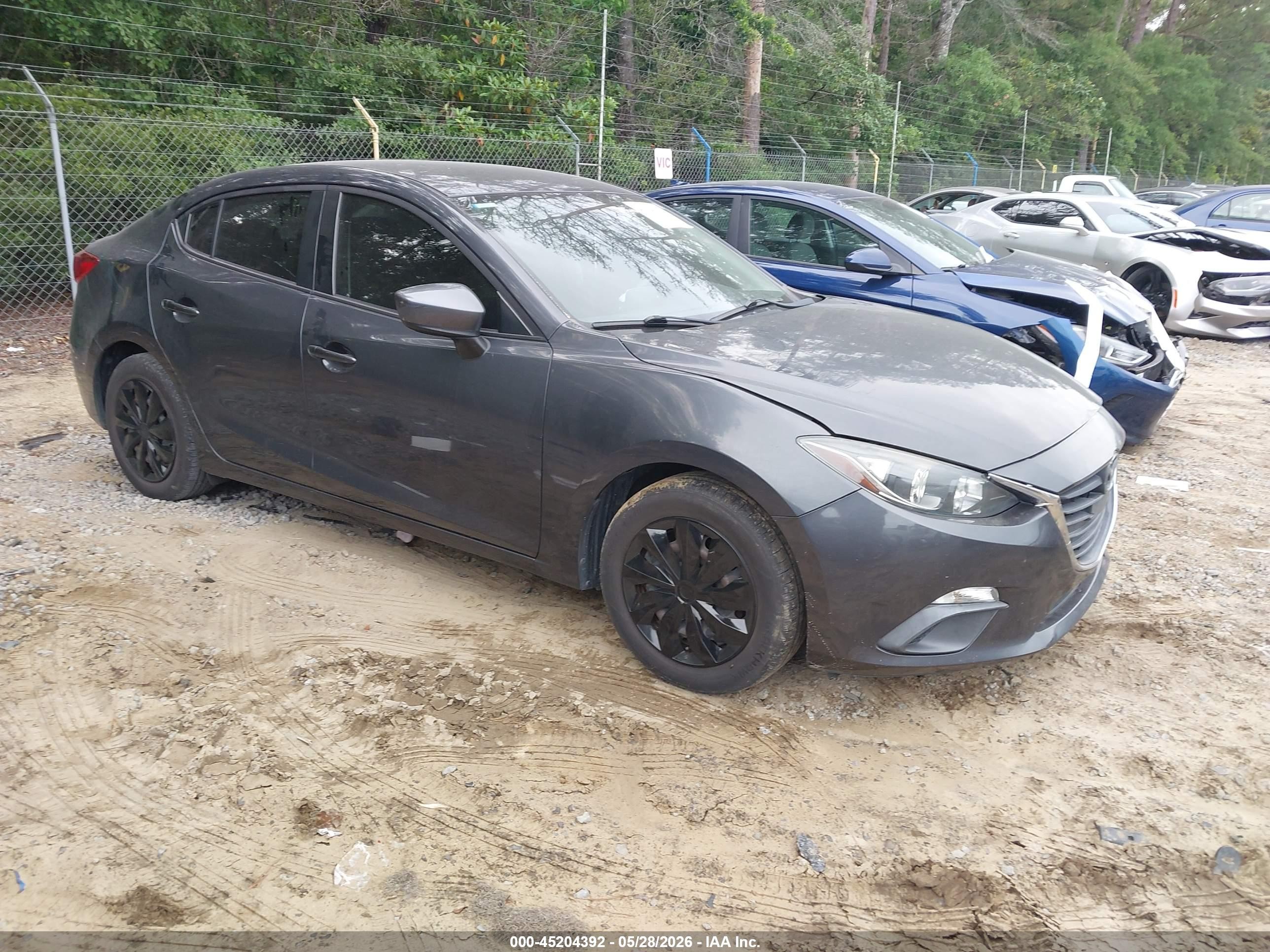 2015 Mazda Mazda3 I Sport Gray vin: 3MZBM1U72FM190400