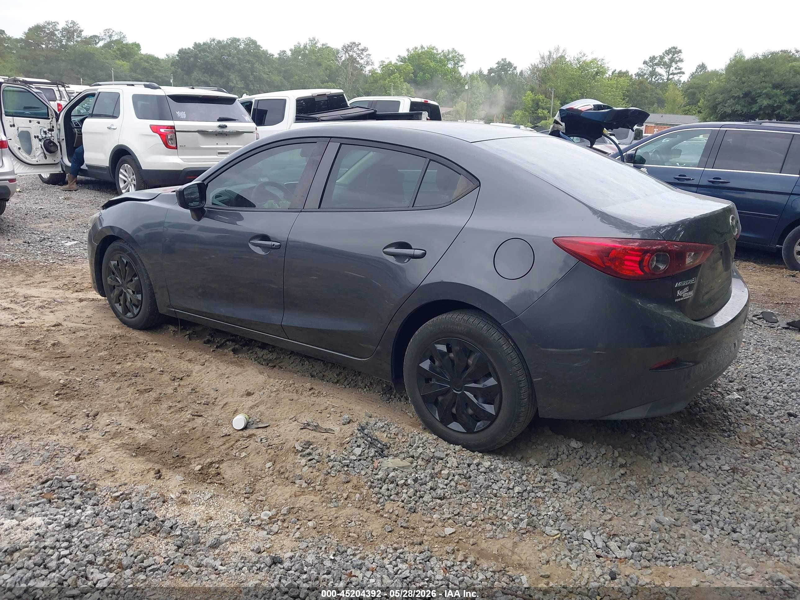 2015 Mazda Mazda3 I Sport Gray vin: 3MZBM1U72FM190400