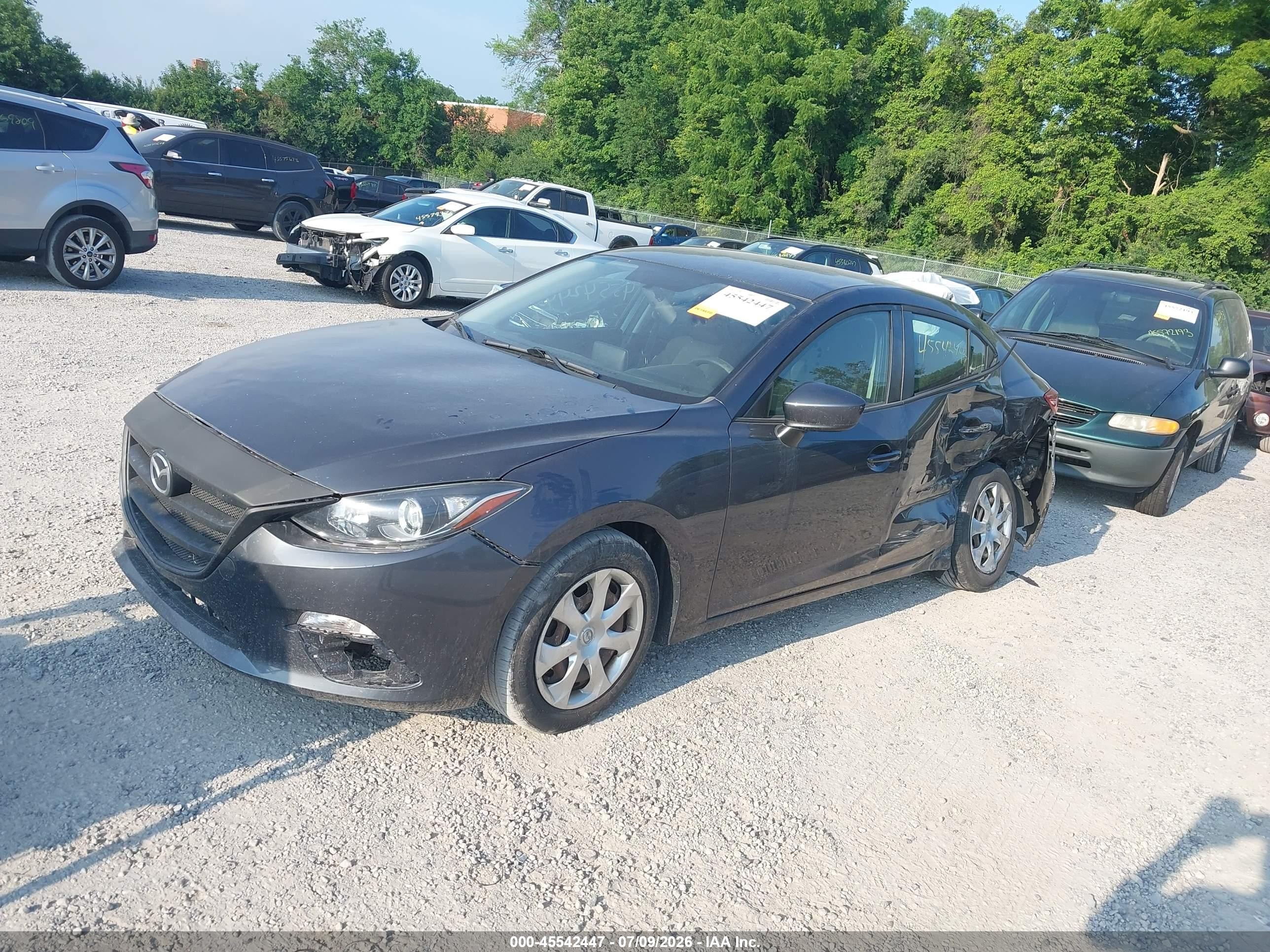 2015 Mazda Mazda3   Black vin: 3MZBM1U73FM203655