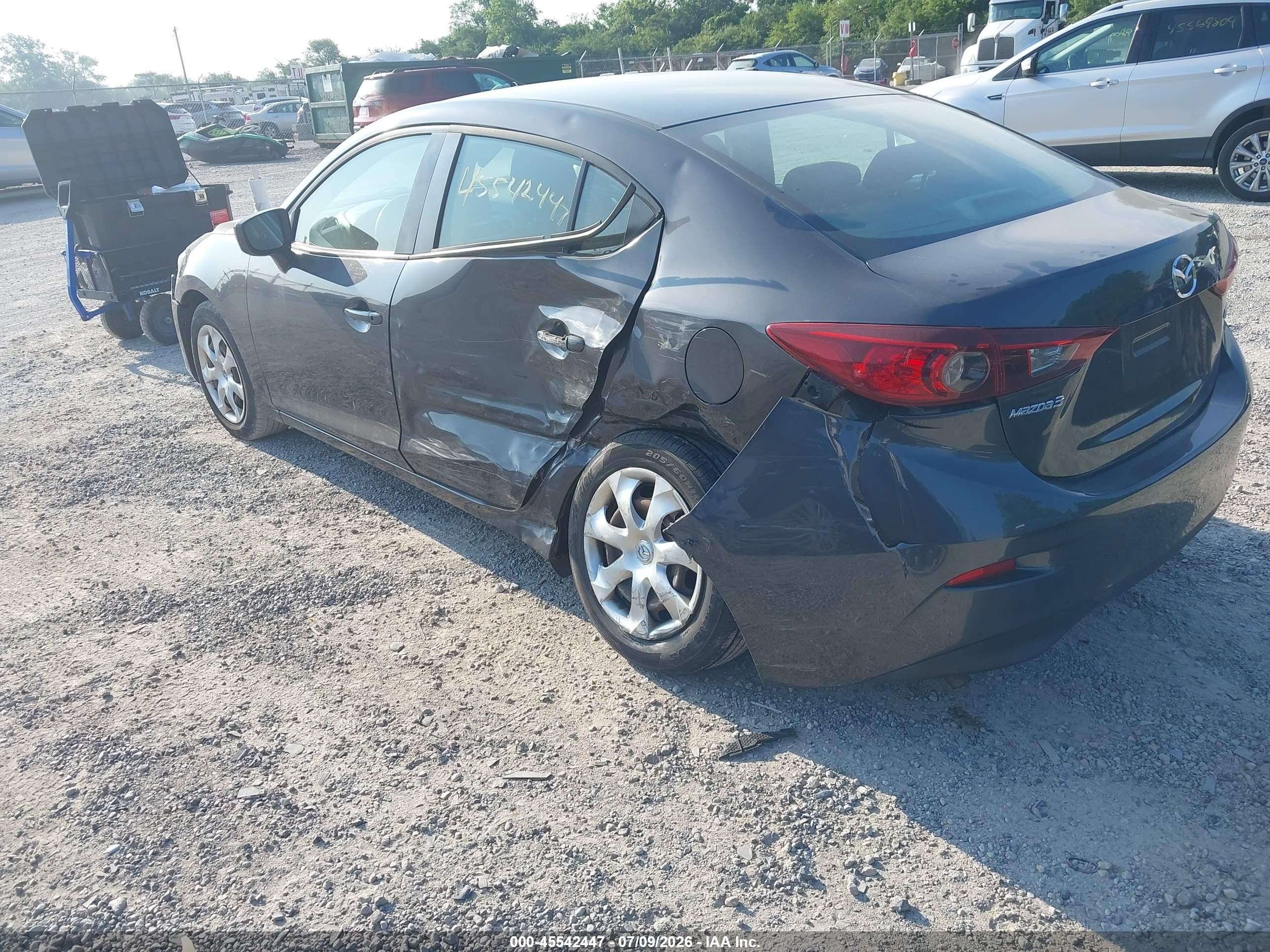 2015 Mazda Mazda3   Black vin: 3MZBM1U73FM203655