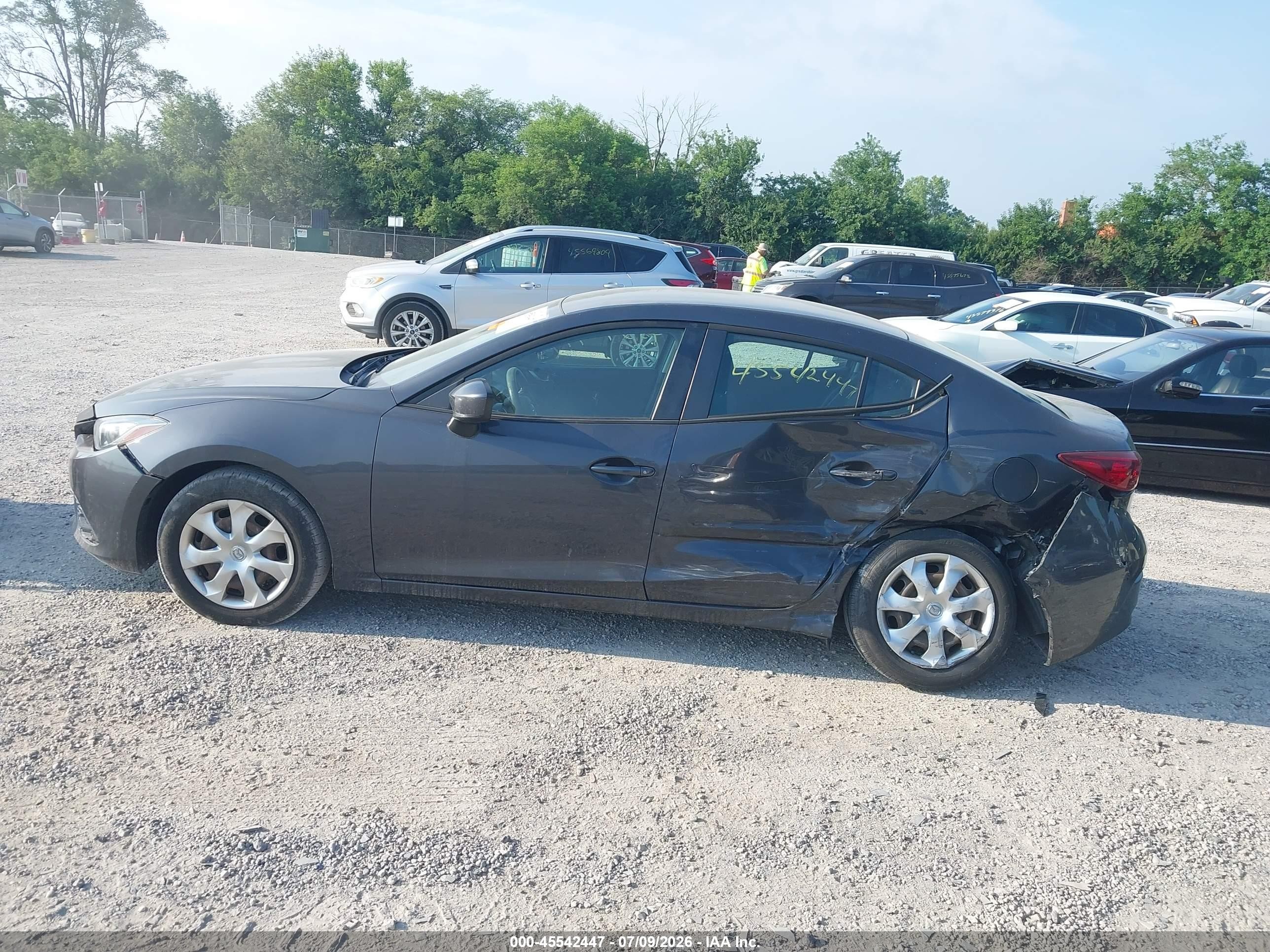 2015 Mazda Mazda3   Black vin: 3MZBM1U73FM203655