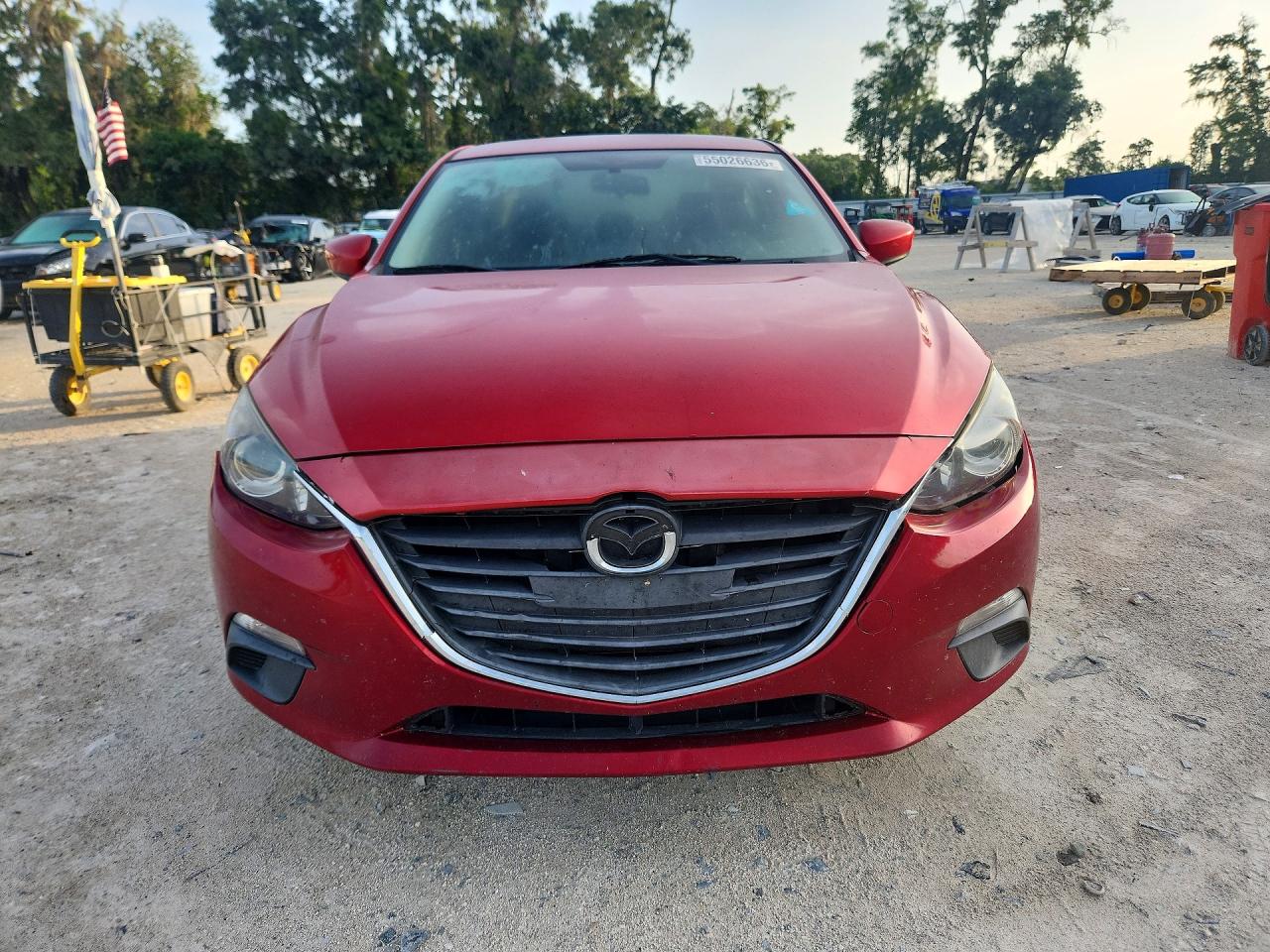 2015 Mazda 3 Sport Красный vin: 3MZBM1U74FM159262