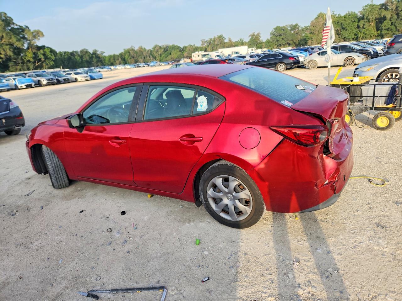 2015 Mazda 3 Sport Красный vin: 3MZBM1U74FM159262