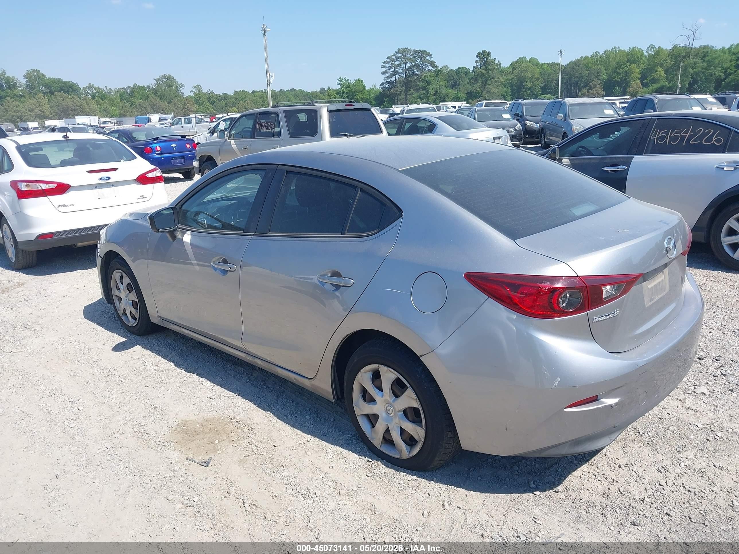 2015 Mazda Mazda3 I Sport Gray vin: 3MZBM1U74FM164168