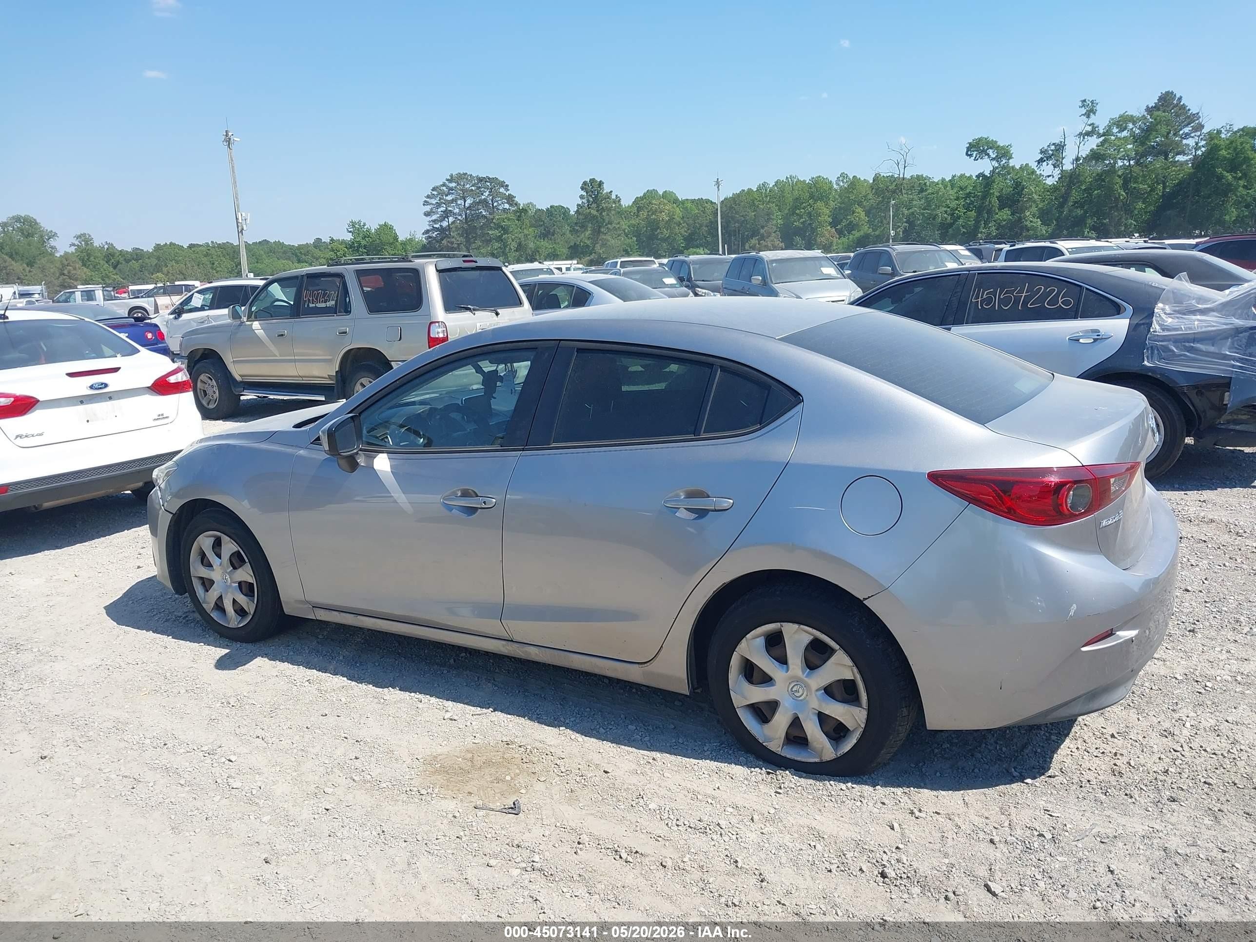 2015 Mazda Mazda3 I Sport Gray vin: 3MZBM1U74FM164168