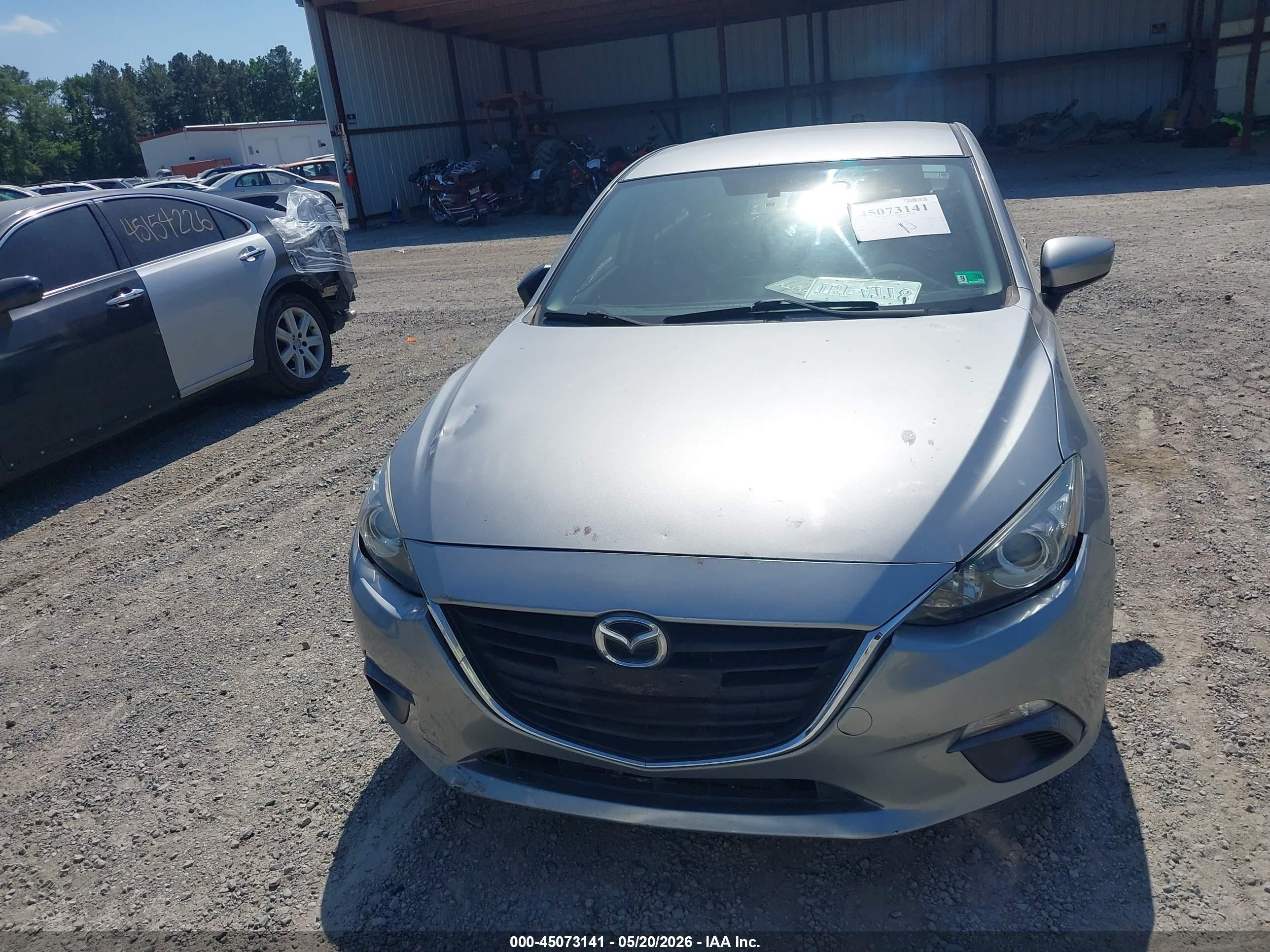 2015 Mazda Mazda3 I Sport Gray vin: 3MZBM1U74FM164168