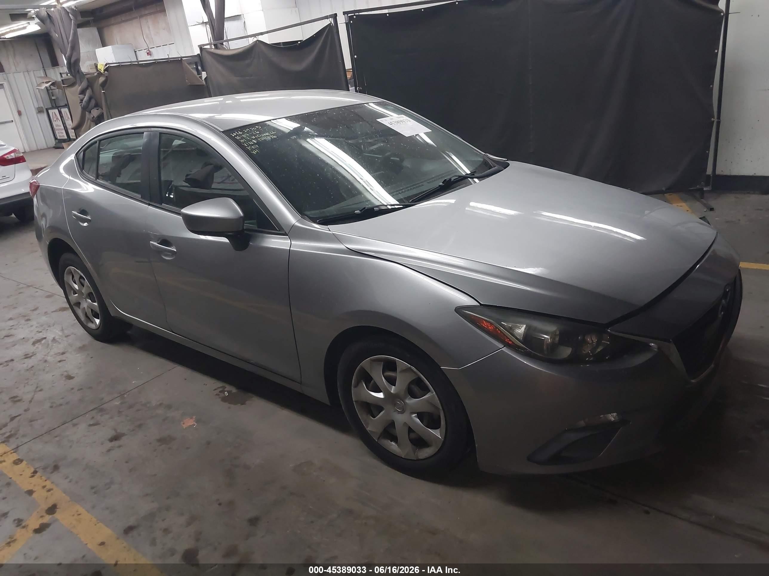 2015 Mazda Mazda3 I Sport Gray vin: 3MZBM1U74FM174036