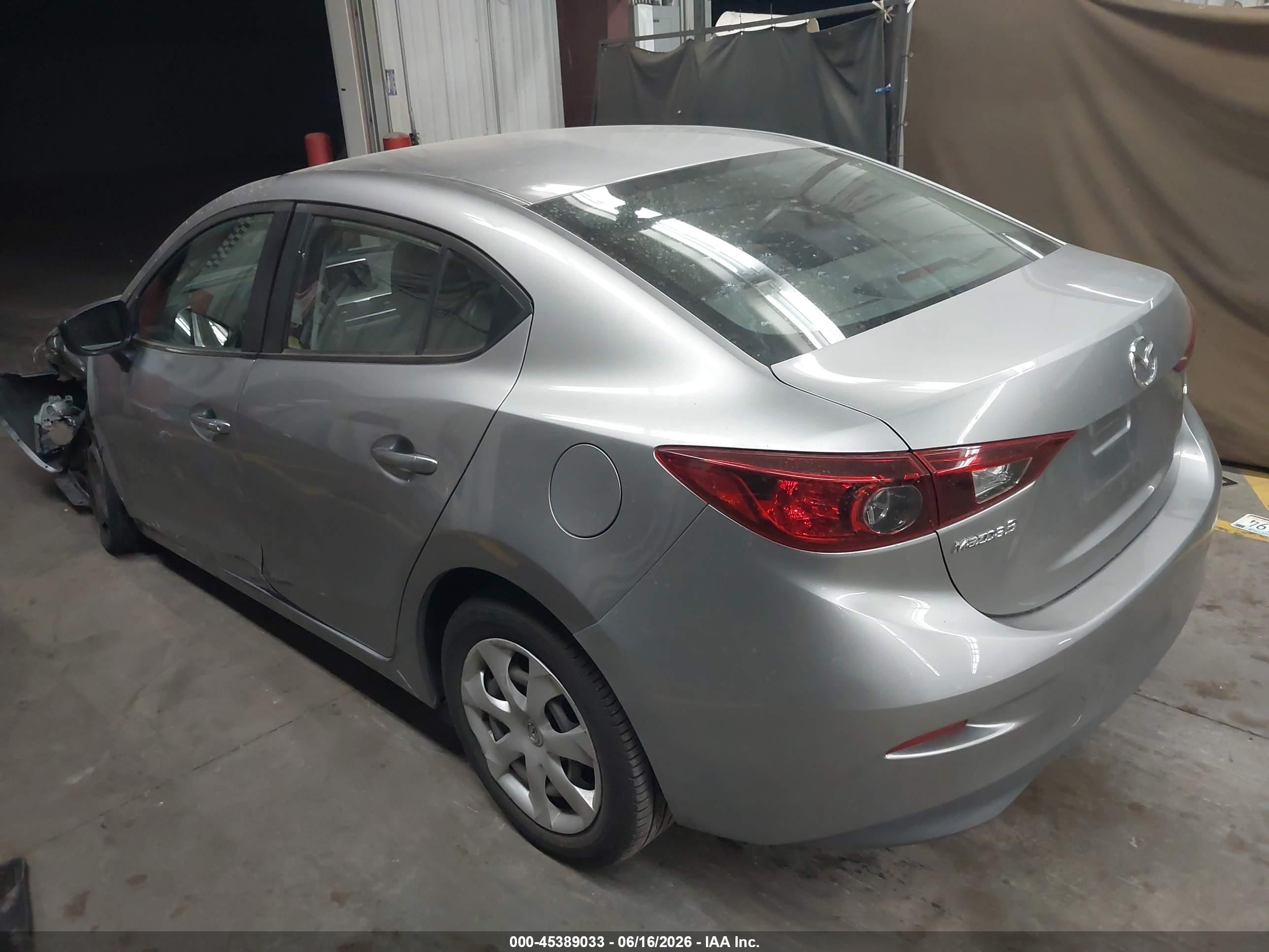 2015 Mazda Mazda3 I Sport Gray vin: 3MZBM1U74FM174036