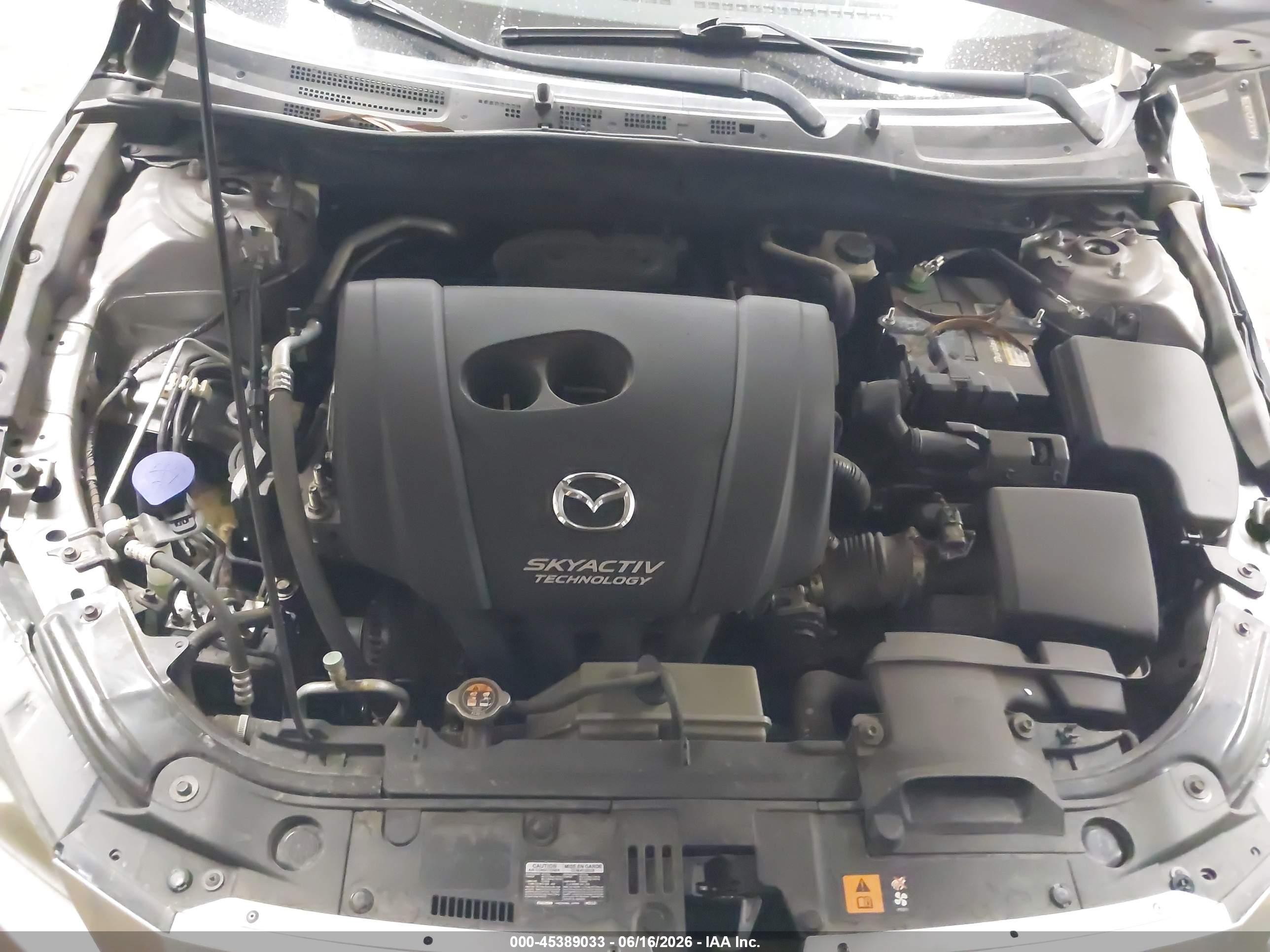 2015 Mazda Mazda3 I Sport Gray vin: 3MZBM1U74FM174036
