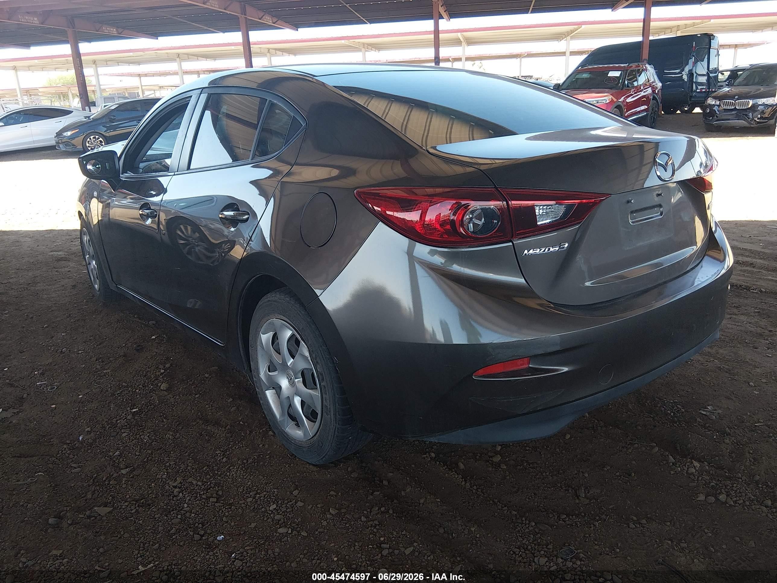 2015 Mazda Mazda3 I Sport Gray vin: 3MZBM1U74FM202093