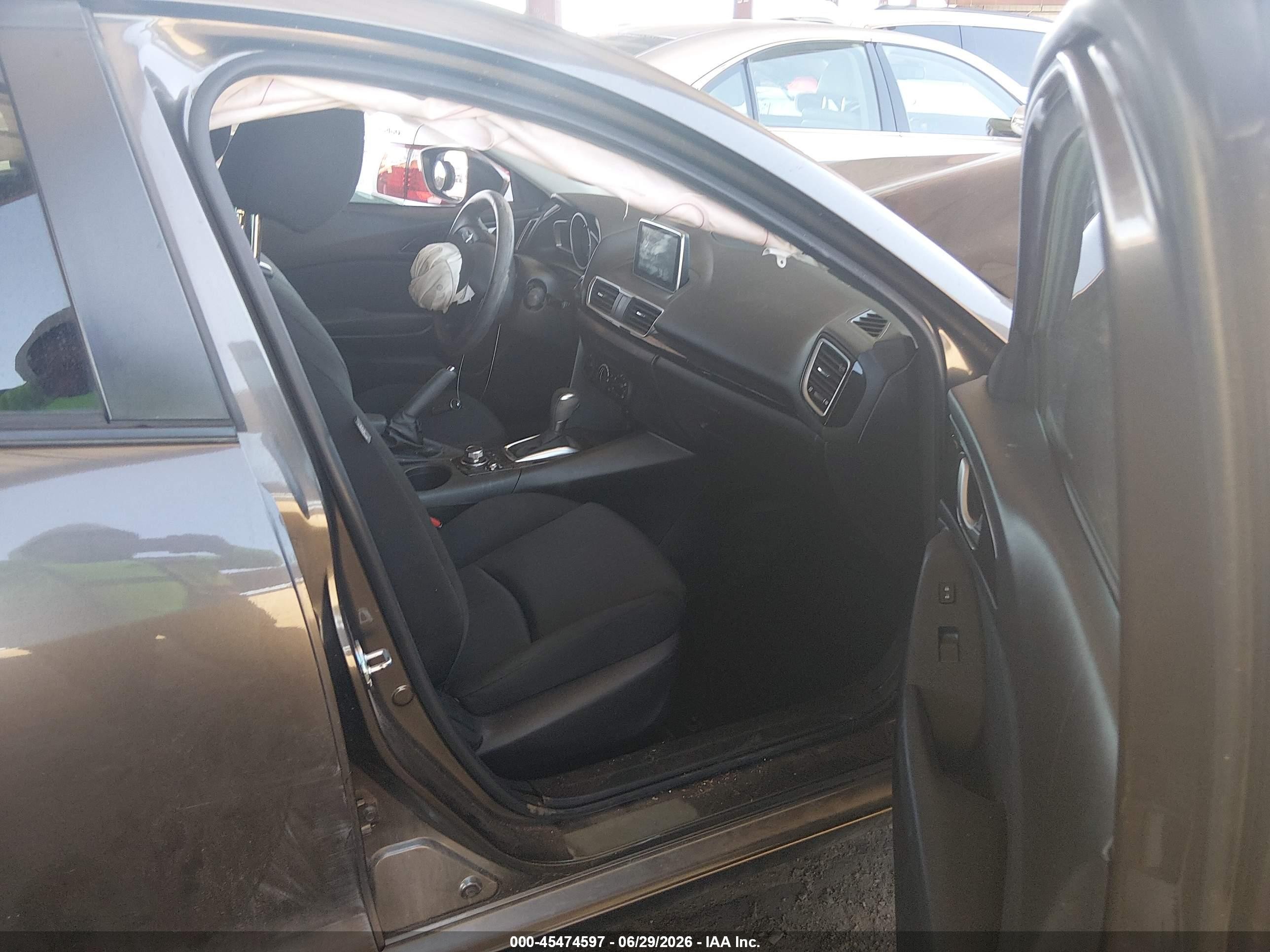 2015 Mazda Mazda3 I Sport Gray vin: 3MZBM1U74FM202093