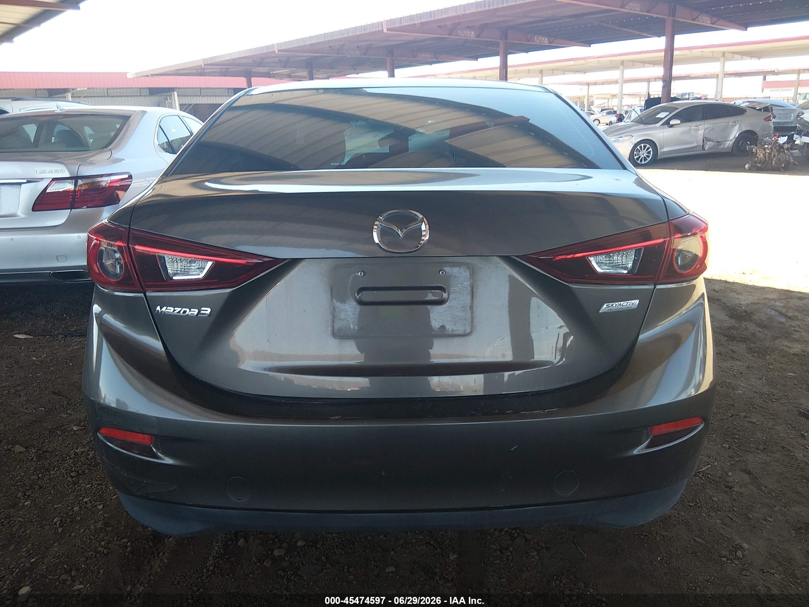 2015 Mazda Mazda3 I Sport Gray vin: 3MZBM1U74FM202093