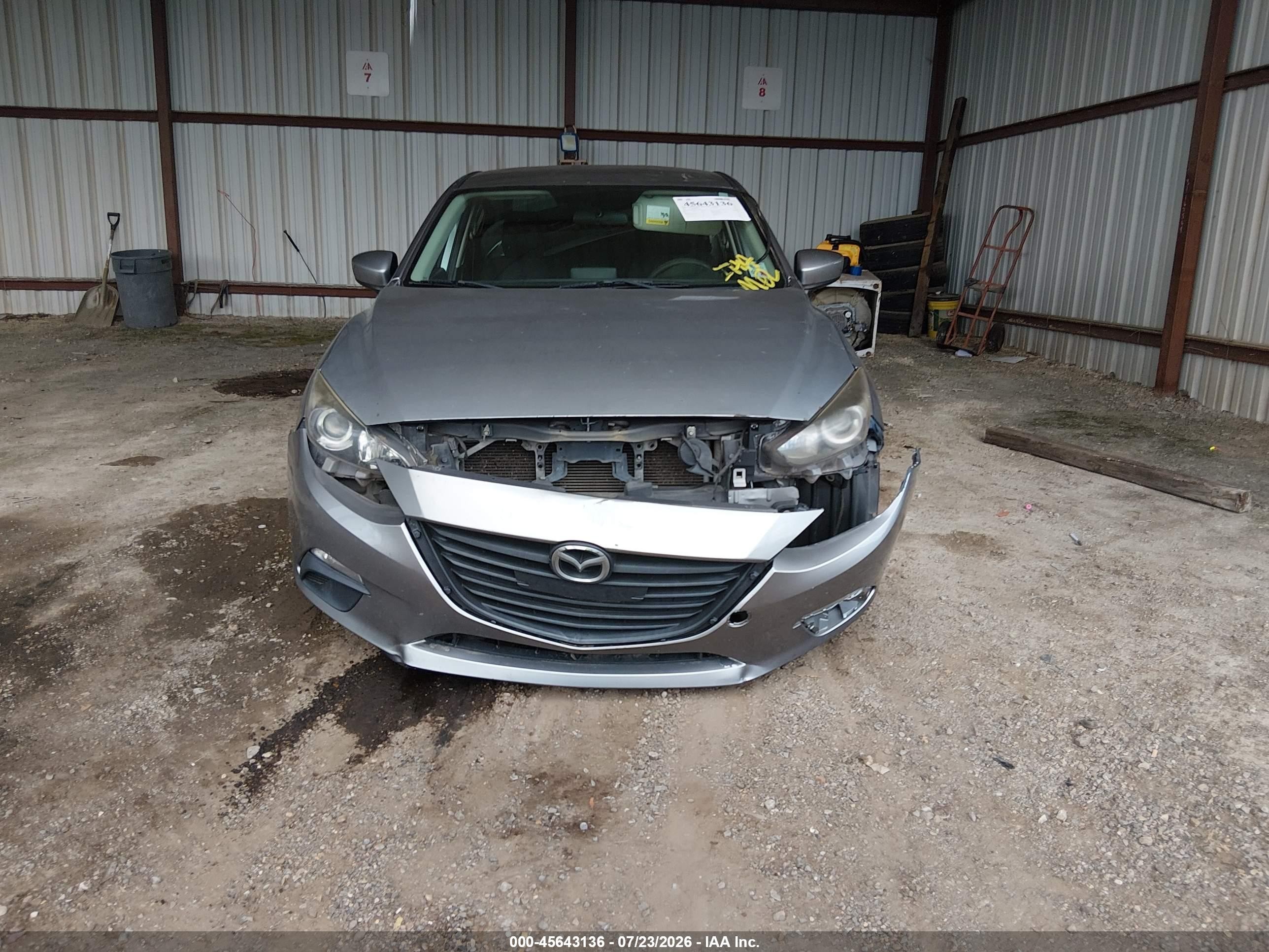 2015 Mazda Mazda3 I Sport Серебряный vin: 3MZBM1U74FM232887