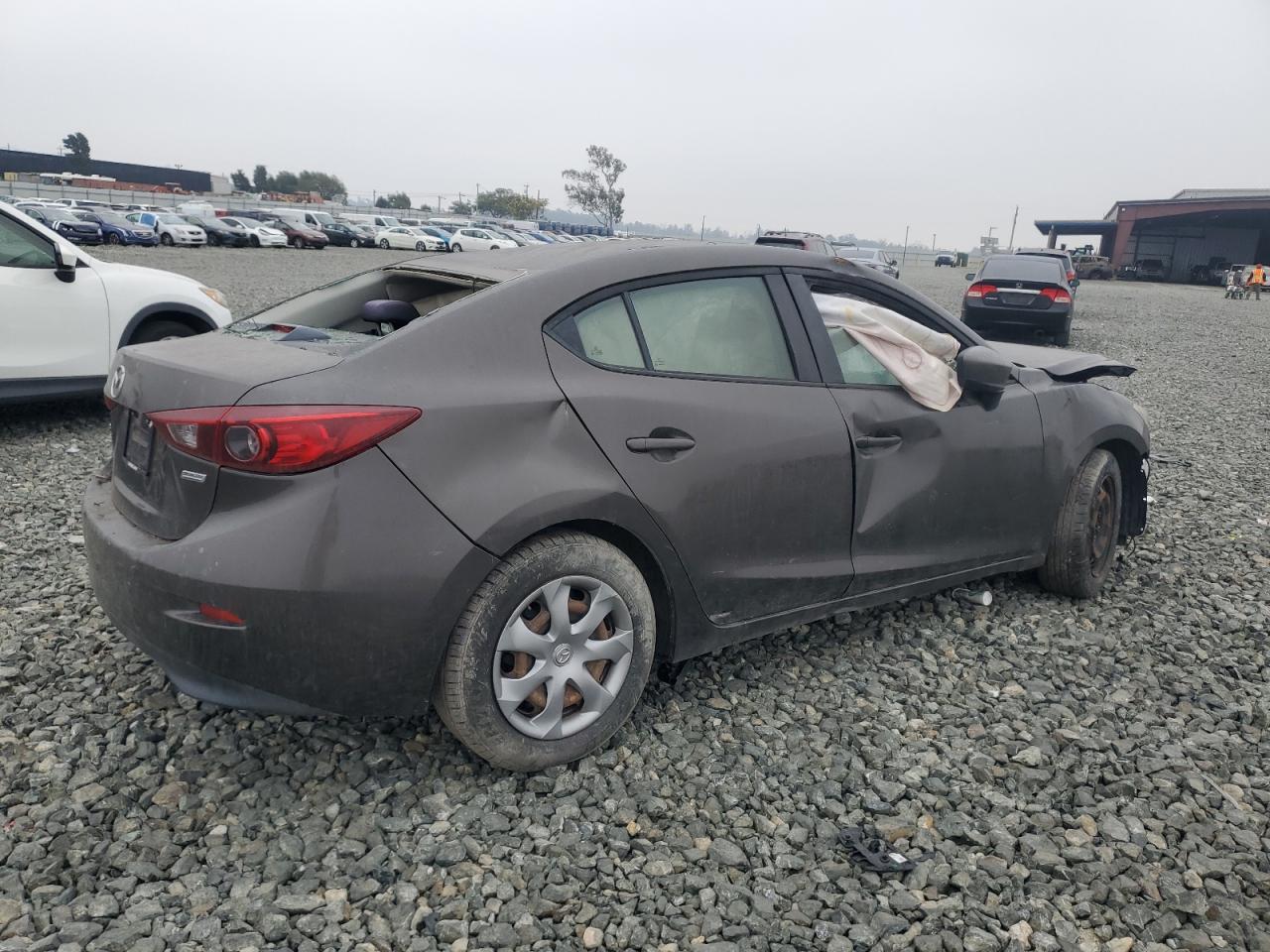 2014 Mazda 3 Sport Серый vin: 3MZBM1U75EM106763 Damage: Right Qtr Panel, Dent(S) W/ Paint Dmg, > 12 Inches