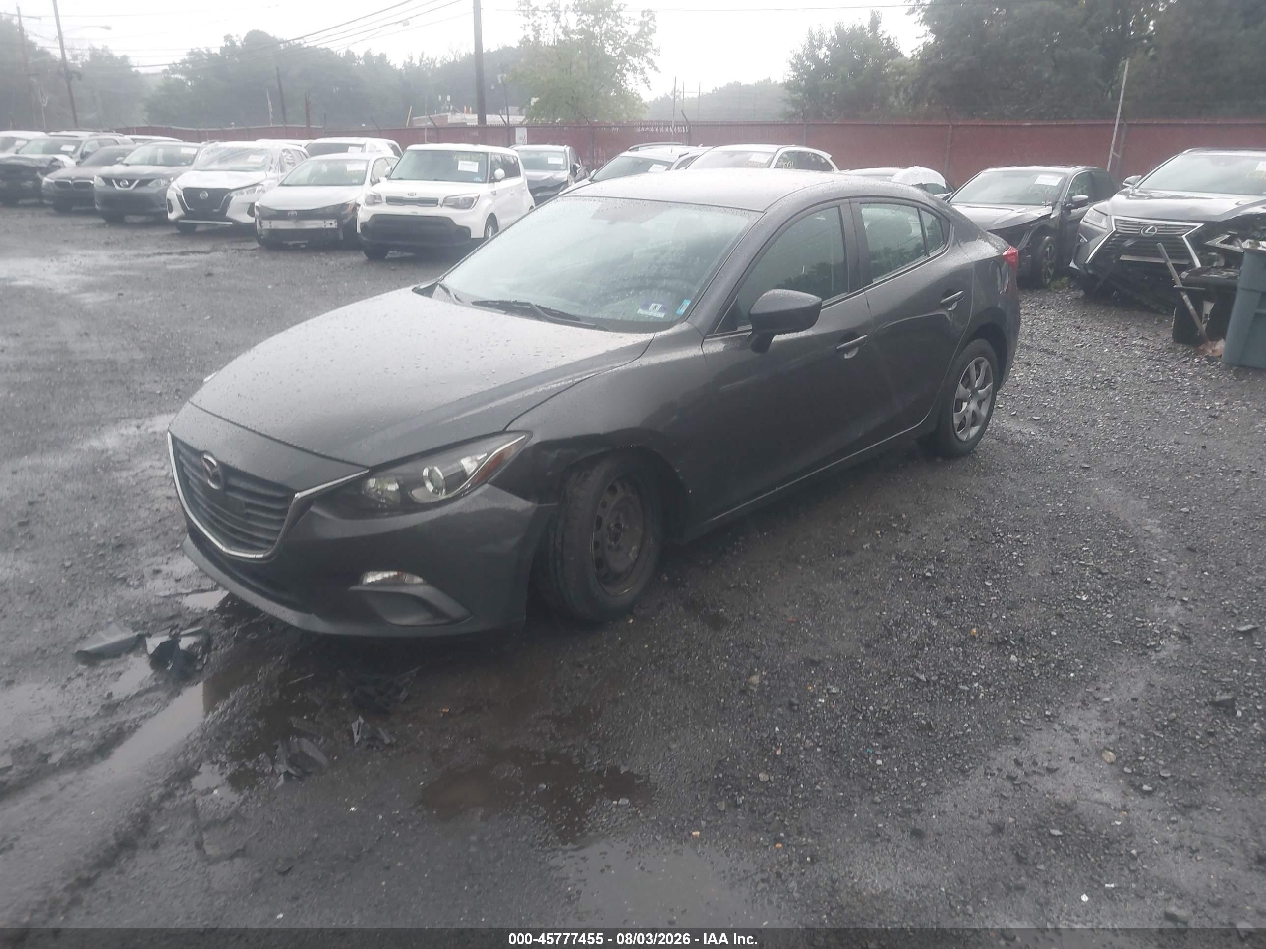 2015 Mazda Mazda3 I Sport Gray vin: 3MZBM1U75FM127386