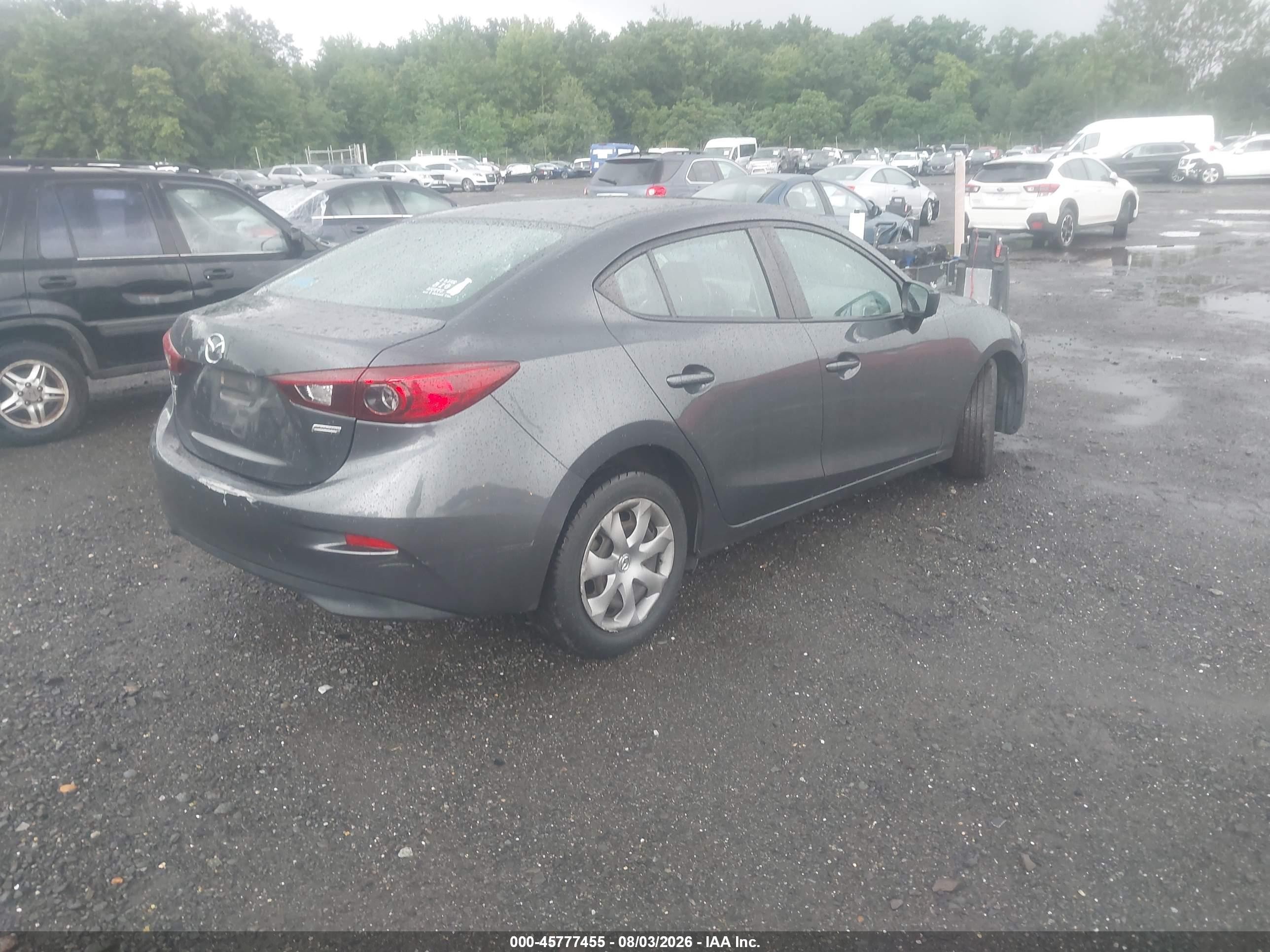 2015 Mazda Mazda3 I Sport Gray vin: 3MZBM1U75FM127386