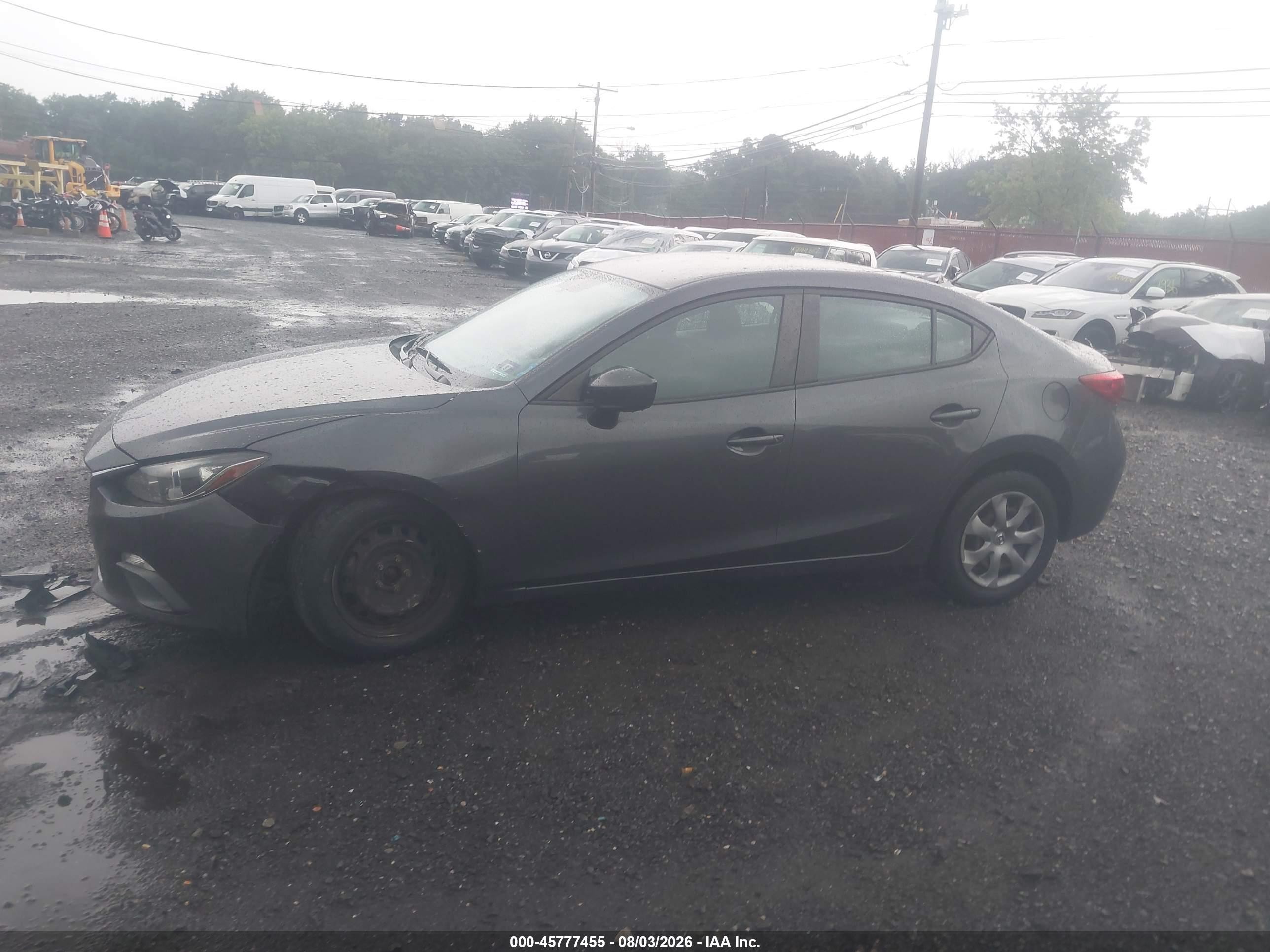 2015 Mazda Mazda3 I Sport Gray vin: 3MZBM1U75FM127386