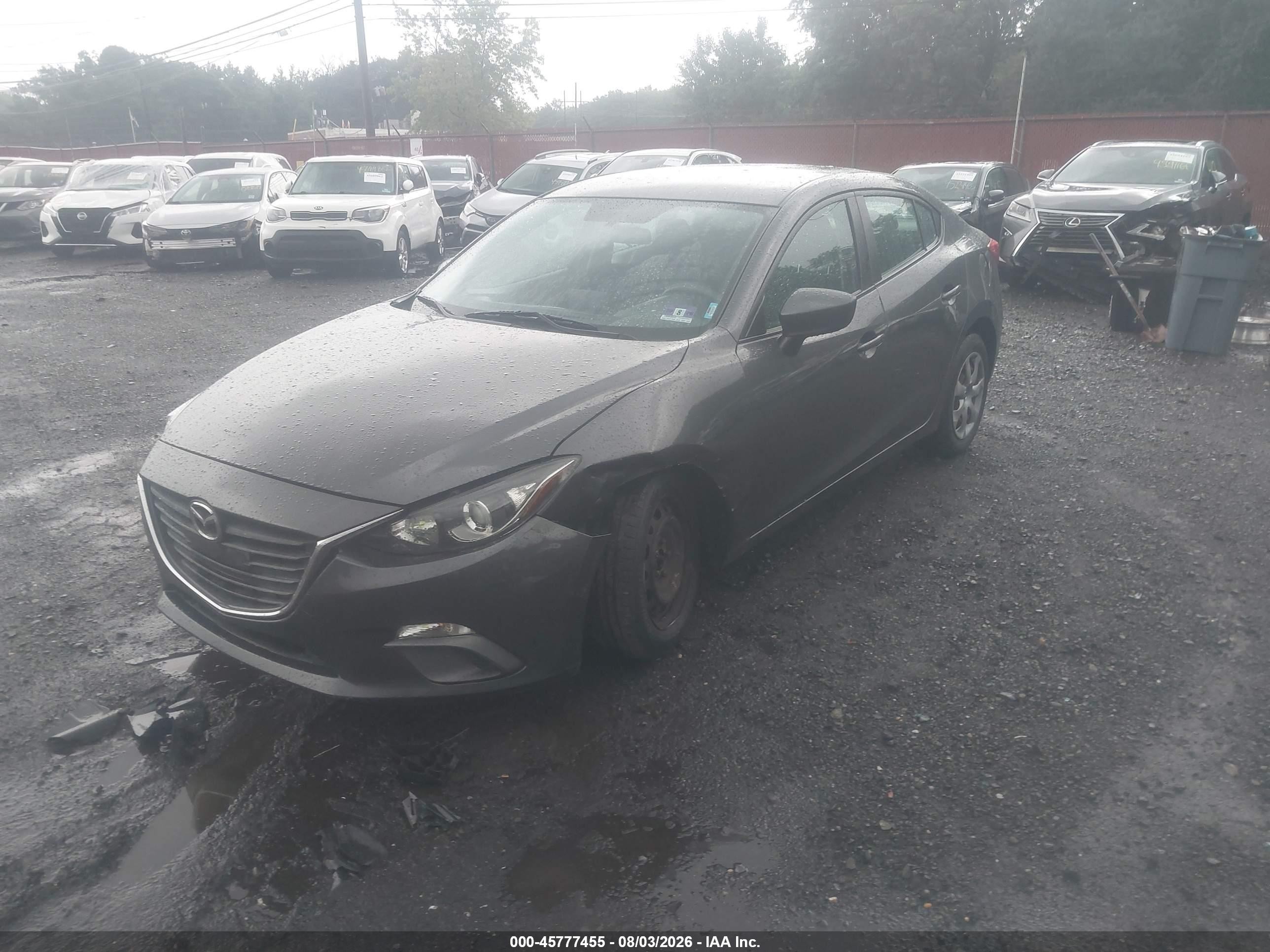 2015 Mazda Mazda3 I Sport Gray vin: 3MZBM1U75FM127386
