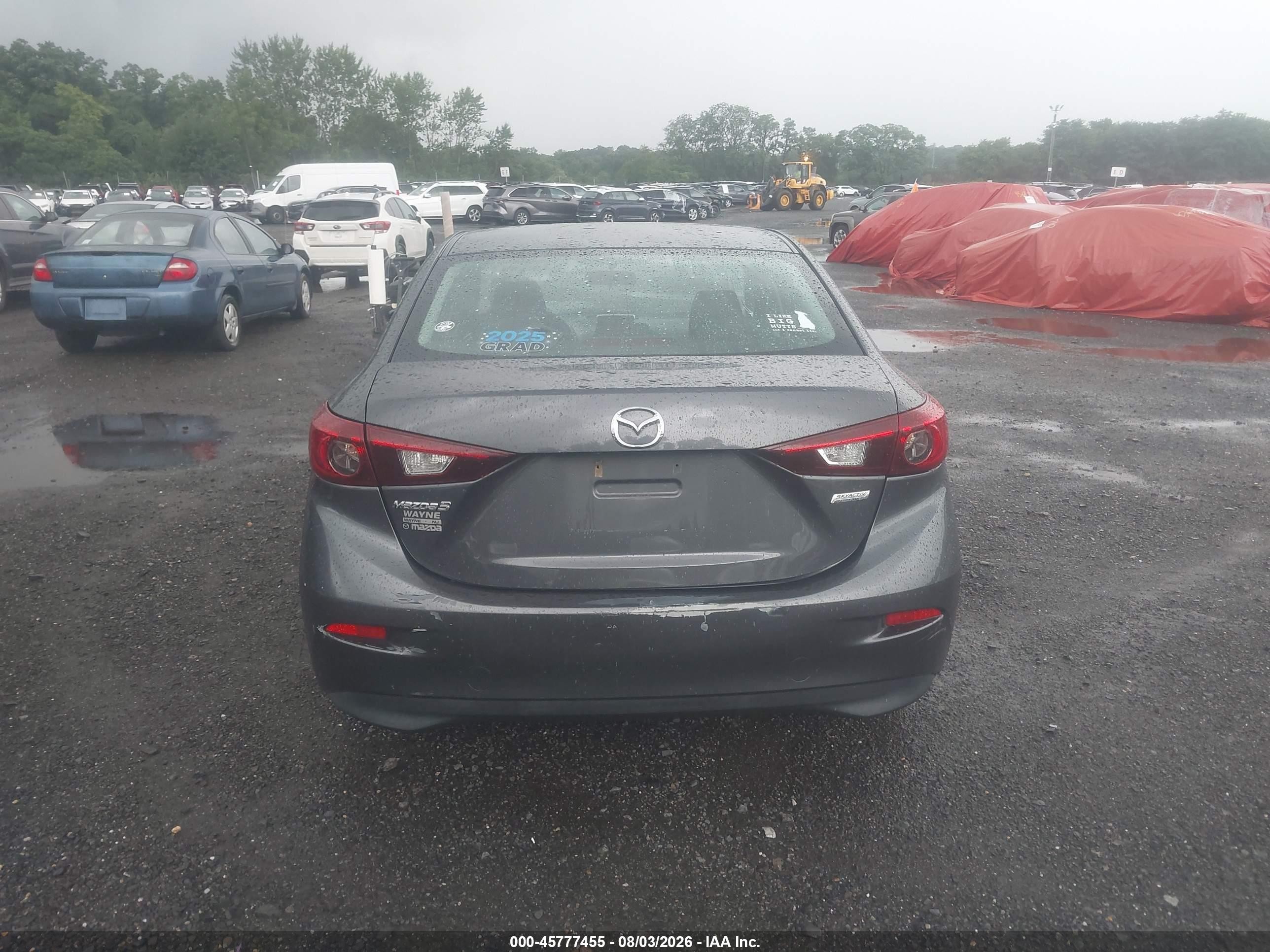 2015 Mazda Mazda3 I Sport Gray vin: 3MZBM1U75FM127386