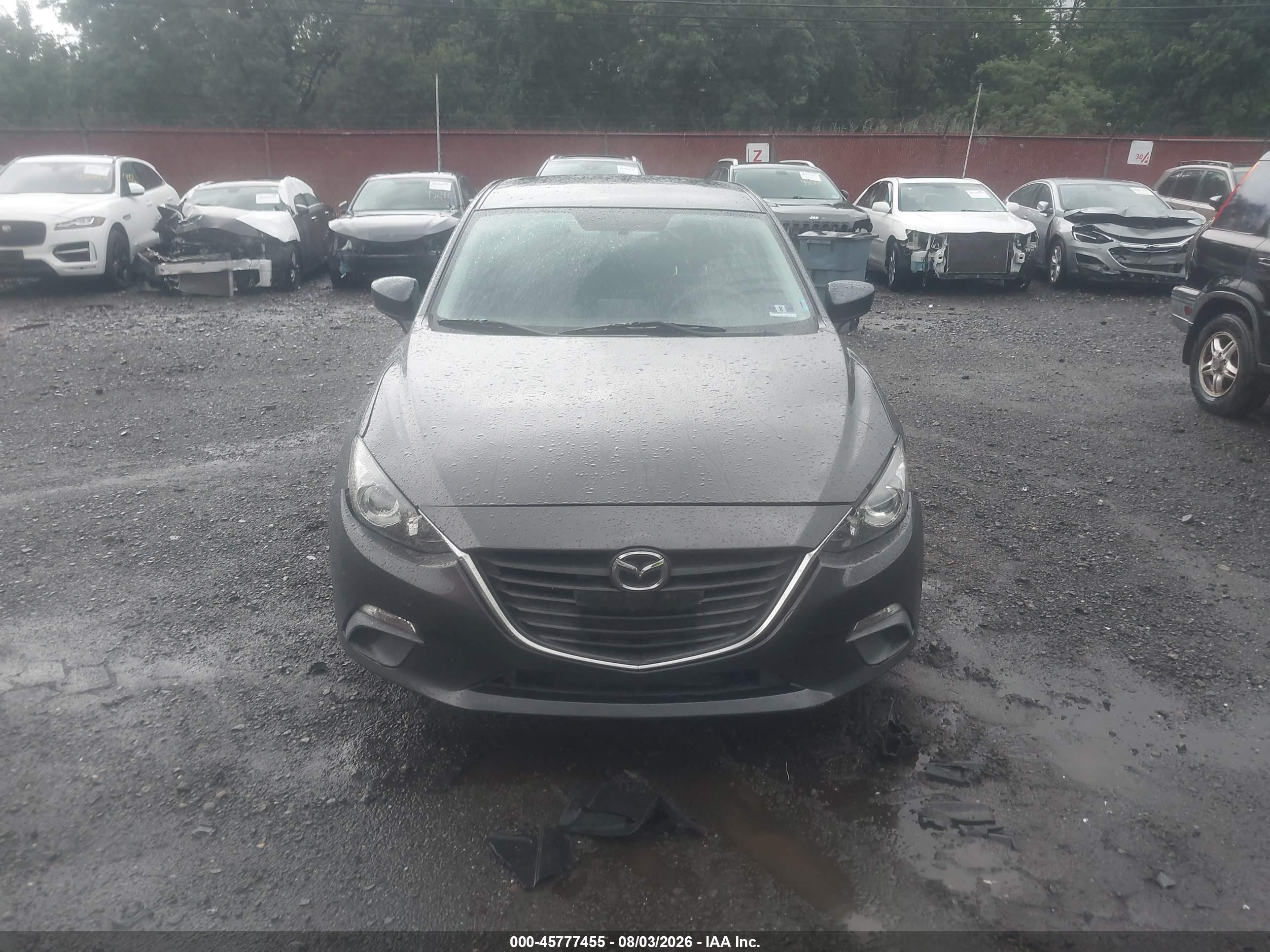 2015 Mazda Mazda3 I Sport Gray vin: 3MZBM1U75FM127386